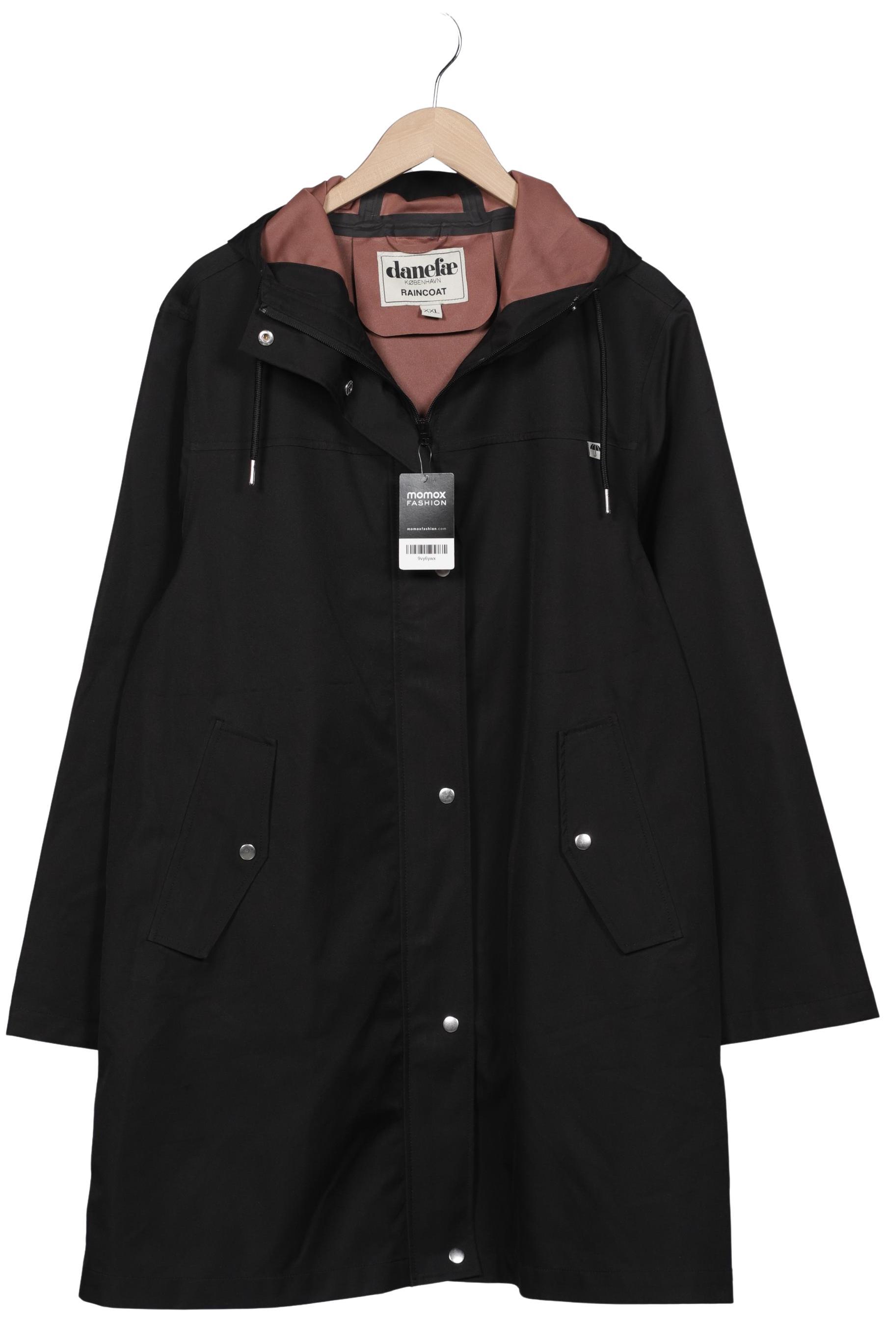 

Danefae Damen Mantel, schwarz, Gr. 46