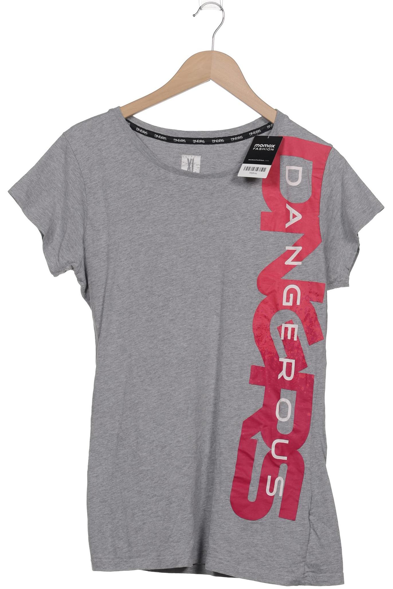 

Dangerous Dngrs Damen T-Shirt, grau, Gr. 44