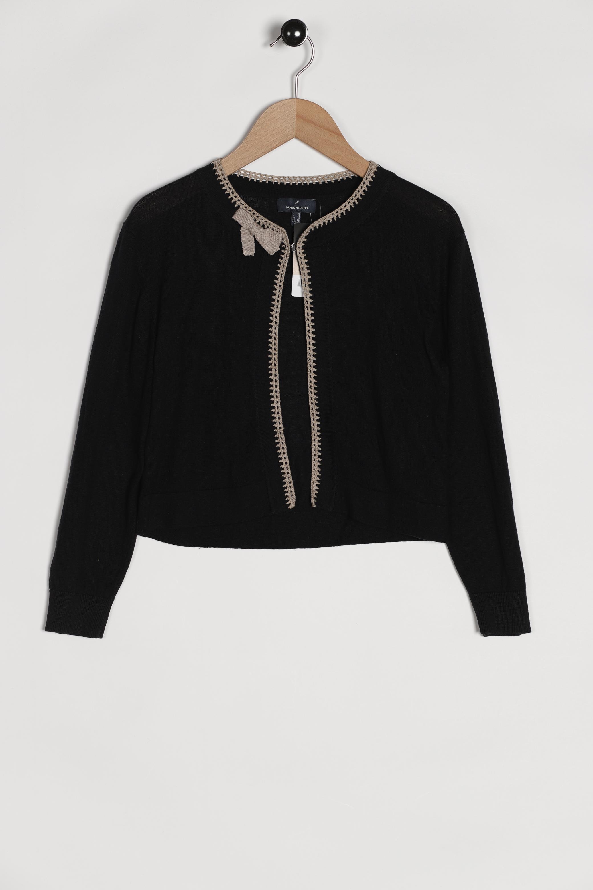 

Daniel Hechter Damen Strickjacke, schwarz, Gr. 34