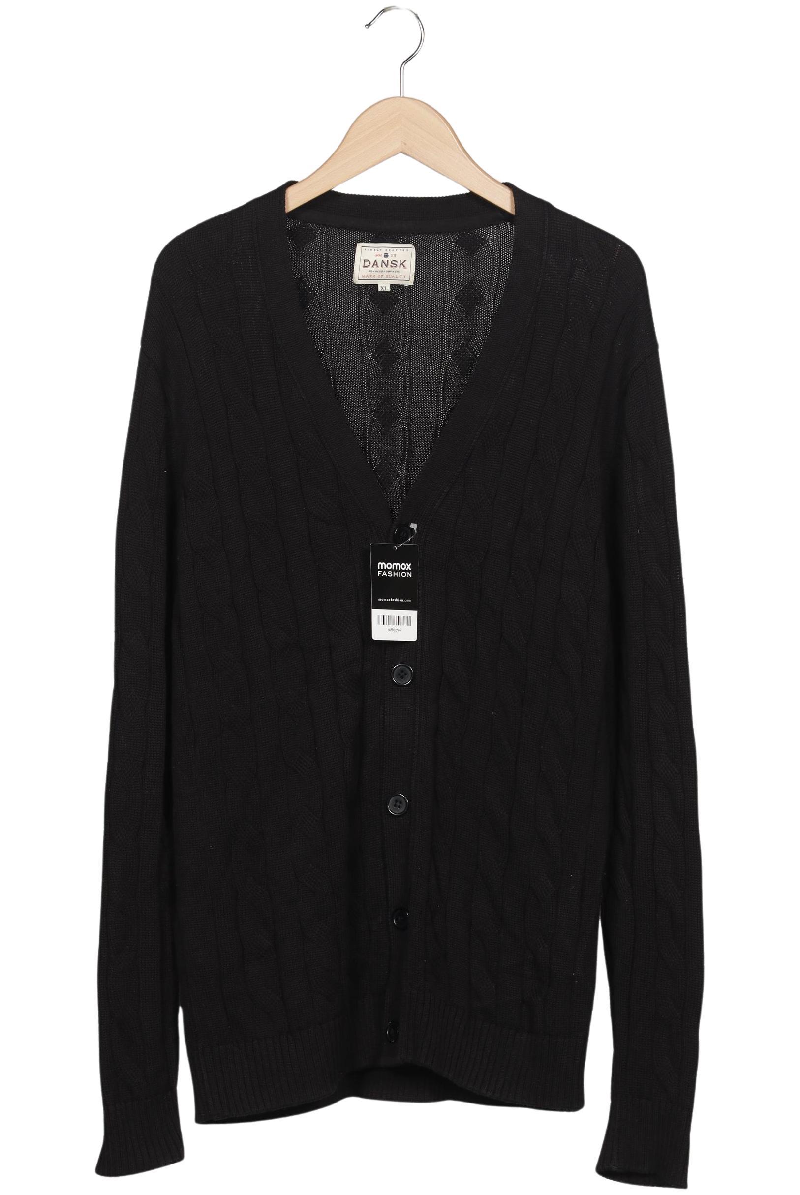 Thumbnail - Dansk Bomuldskompagni Herren Strickjacke, schwarz, Gr. 54