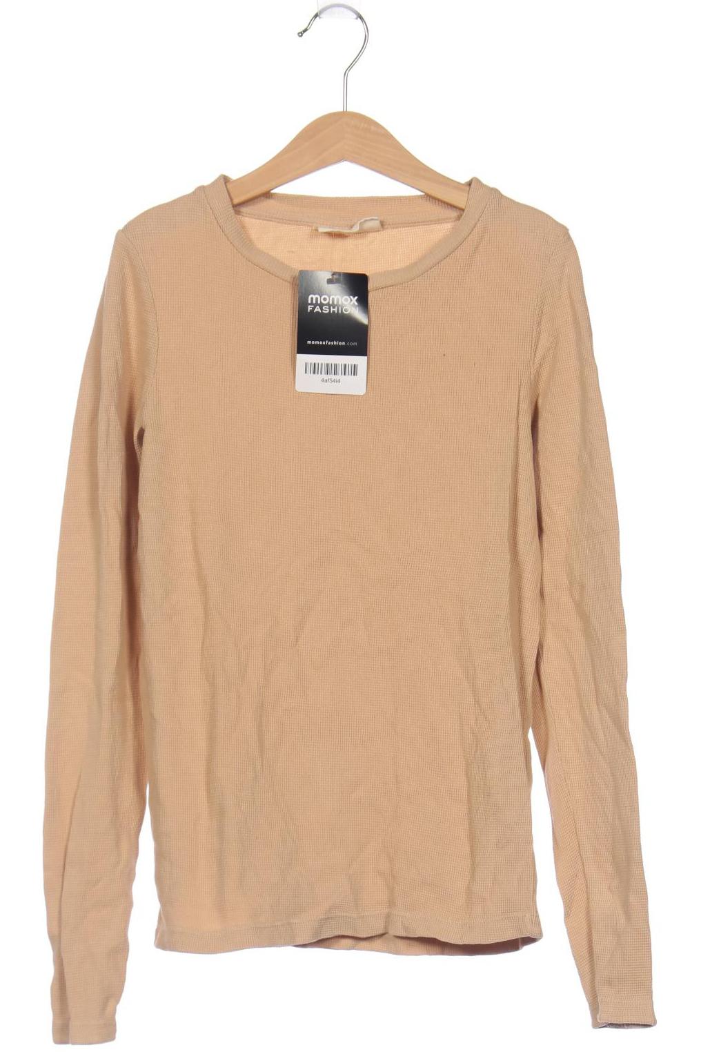 

Dariadeh Damen Langarmshirt, beige, Gr. 32