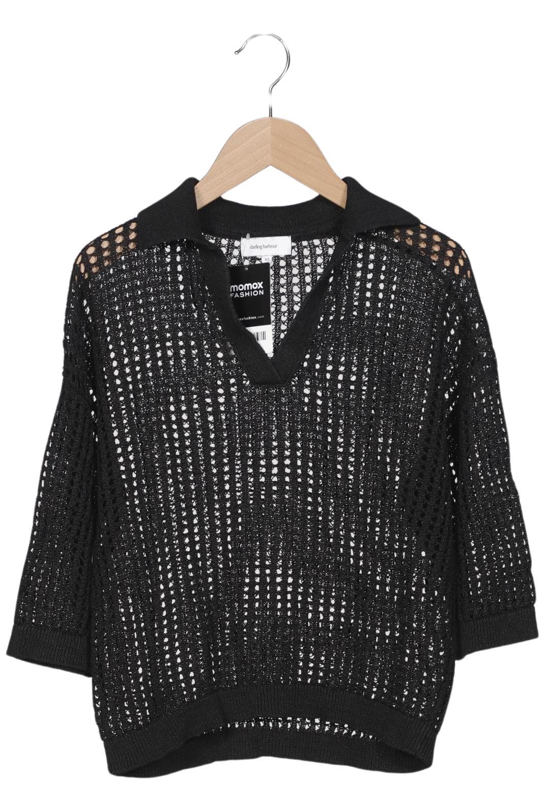 

darling harbour Damen Pullover, schwarz, Gr. 34