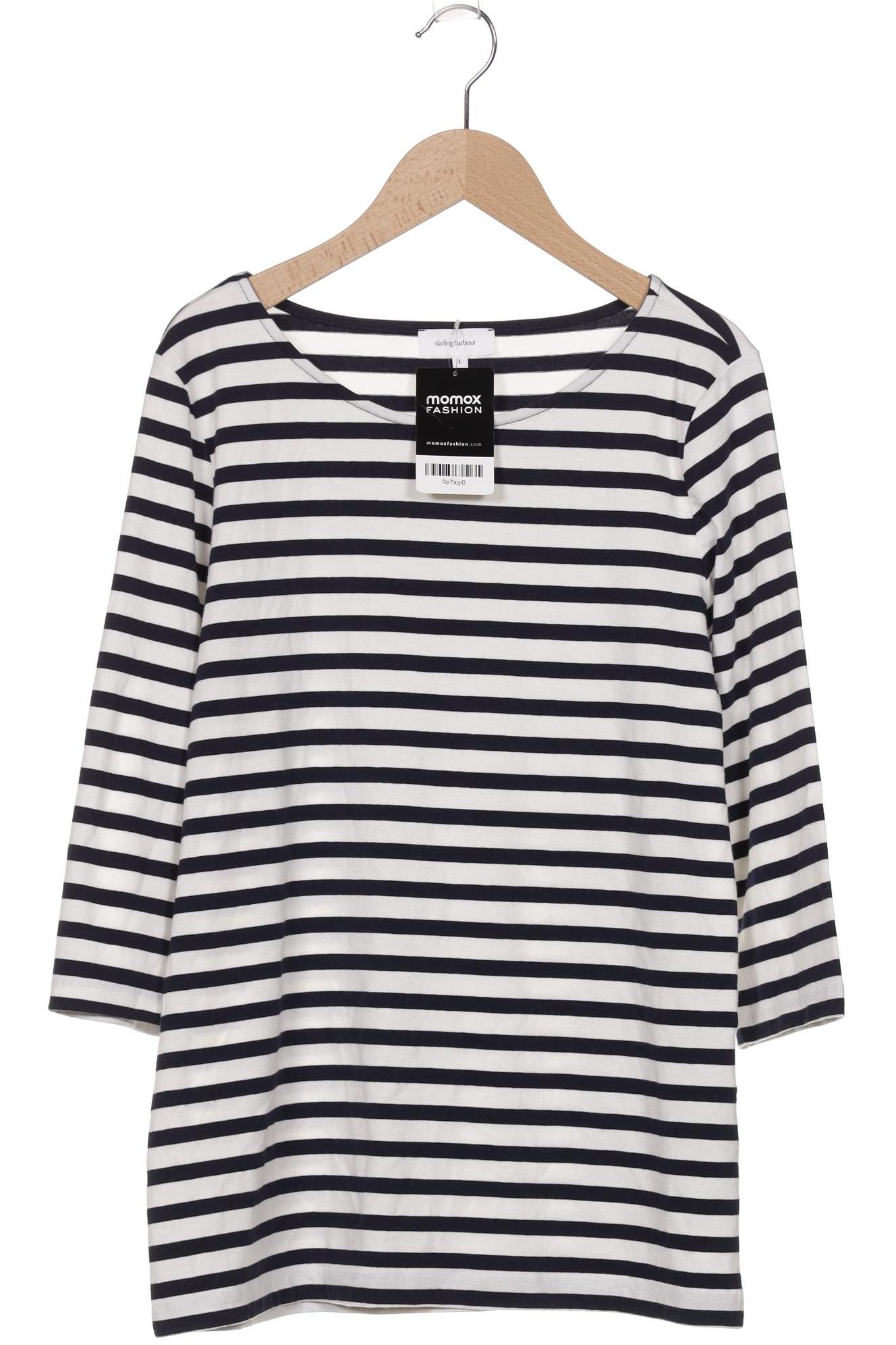 

darling harbour Damen Langarmshirt, marineblau, Gr. 42