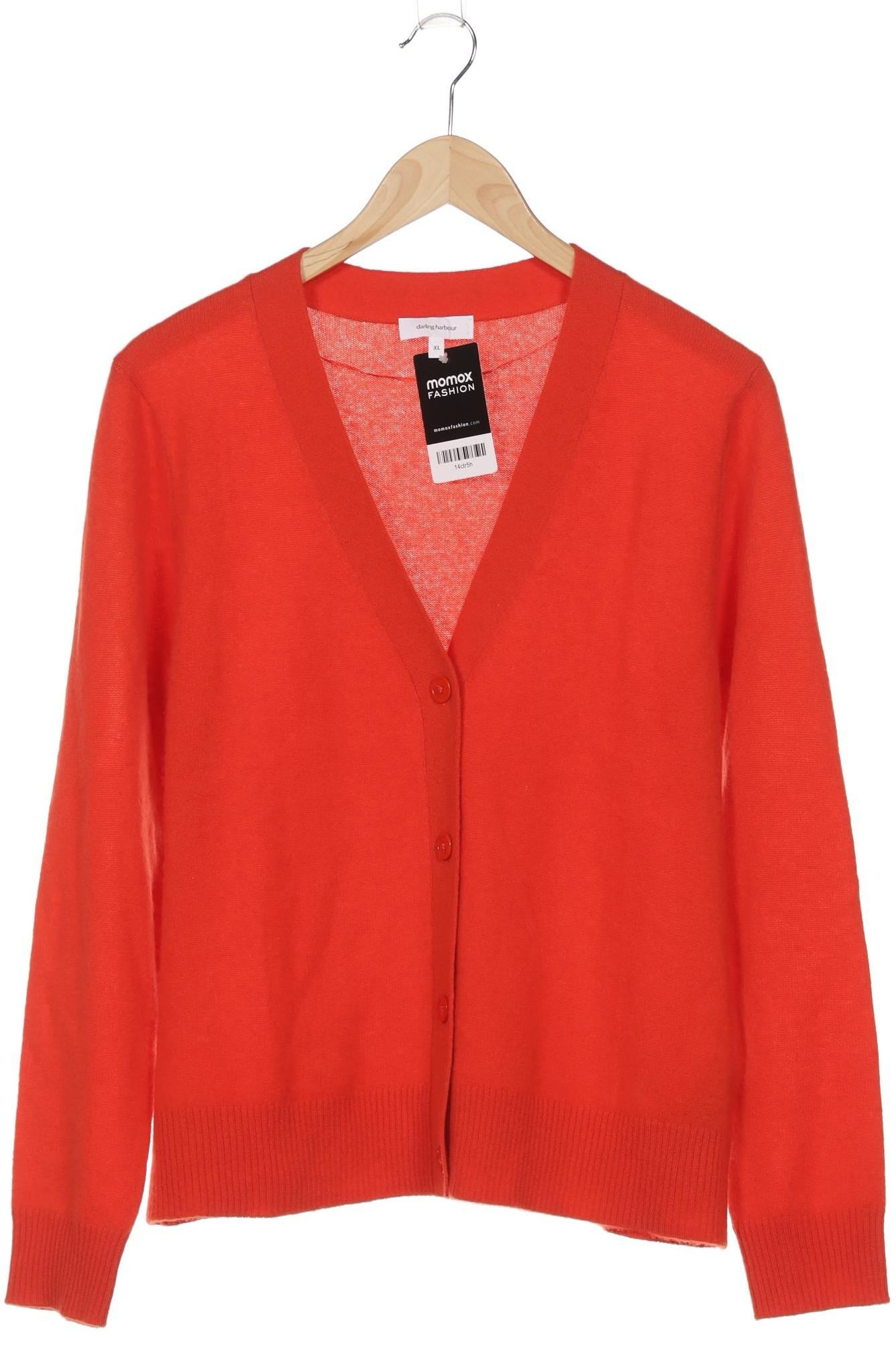 

darling harbour Damen Strickjacke, rot, Gr. 44