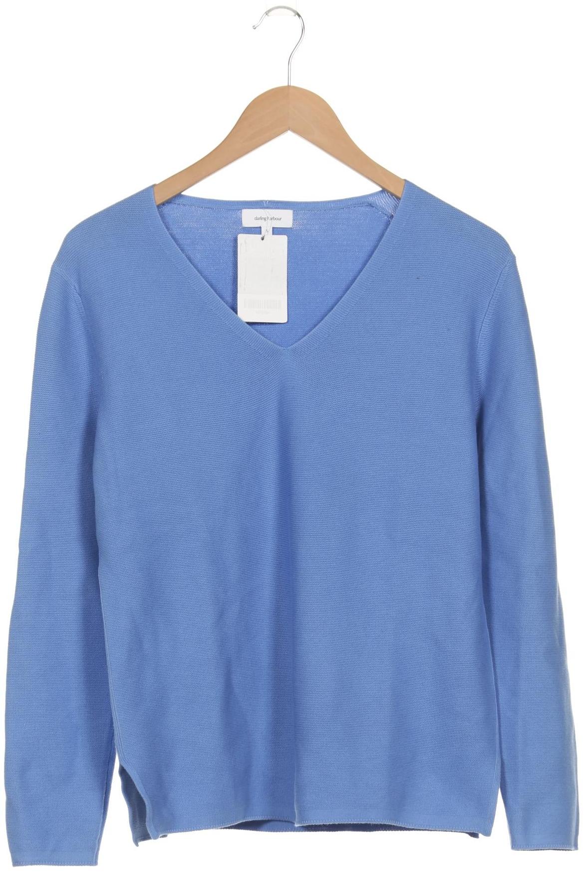 

darling harbour Damen Pullover, blau, Gr. 36