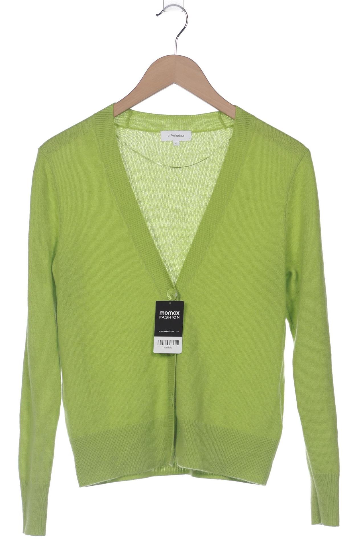 

darling harbour Damen Strickjacke, hellgrün, Gr. 38