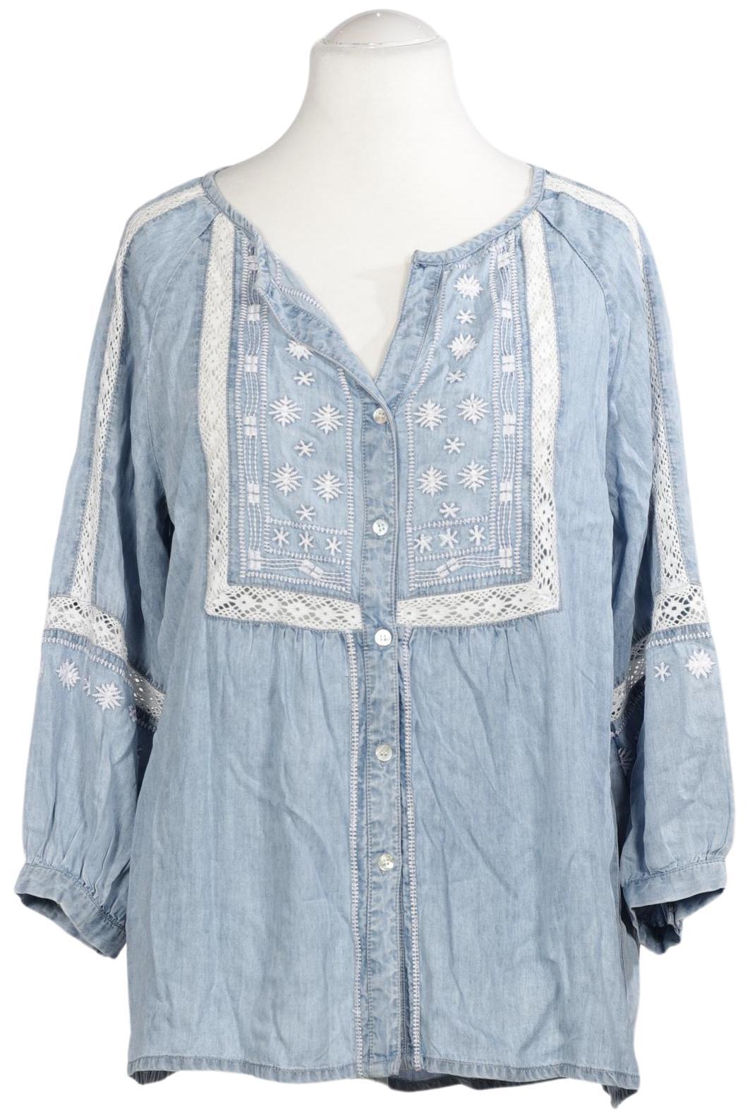 

darling harbour Damen Bluse, hellblau, Gr. 42