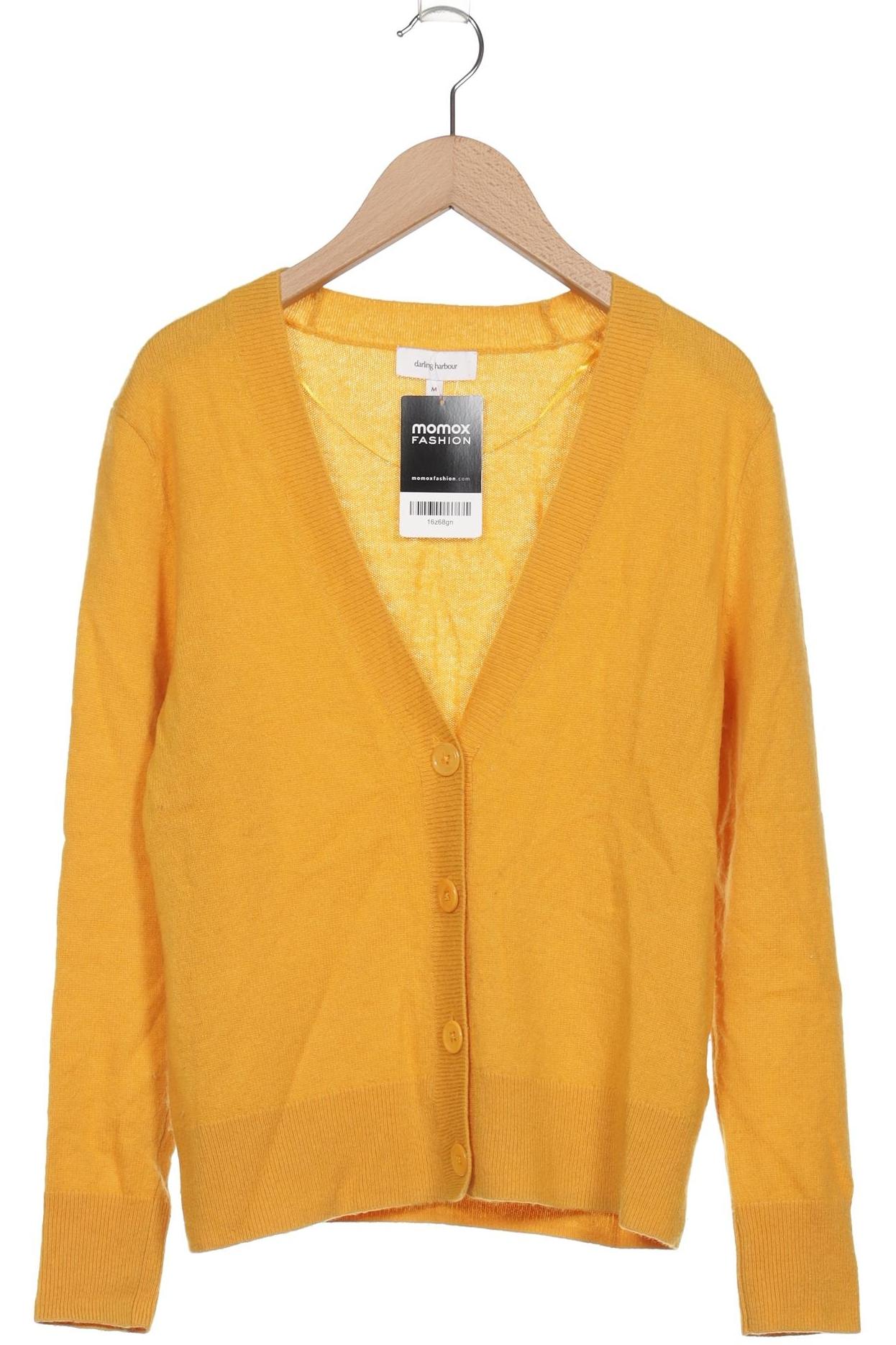 

darling harbour Damen Strickjacke, orange, Gr. 38
