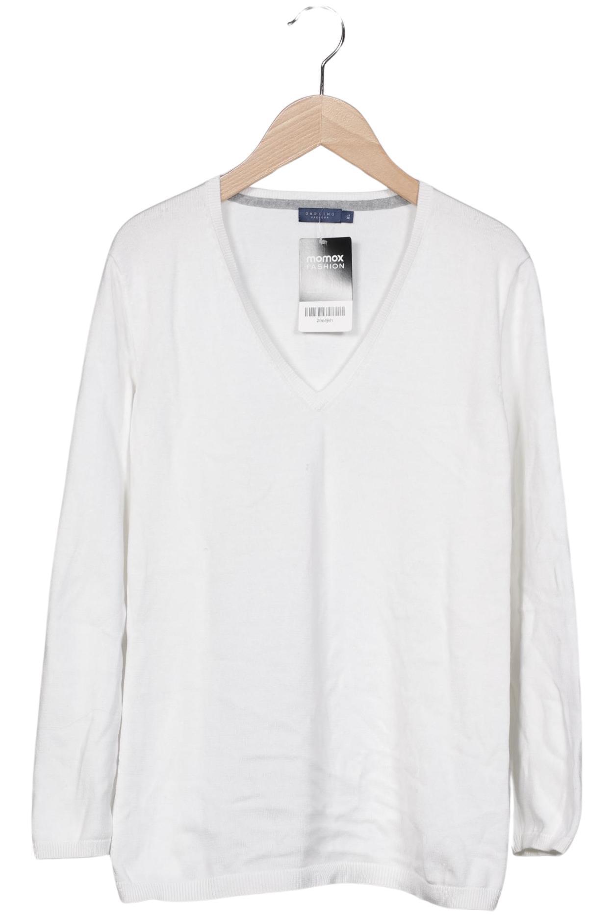 

darling harbour Damen Pullover, weiß, Gr. 44