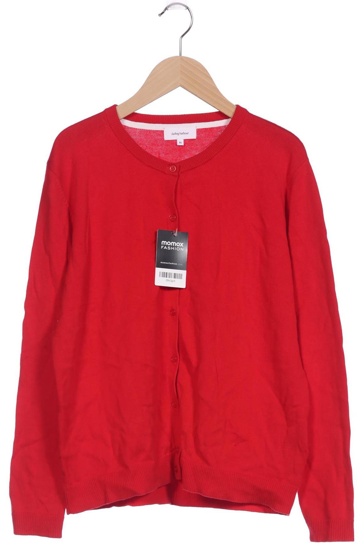 

darling harbour Damen Strickjacke, rot, Gr. 44