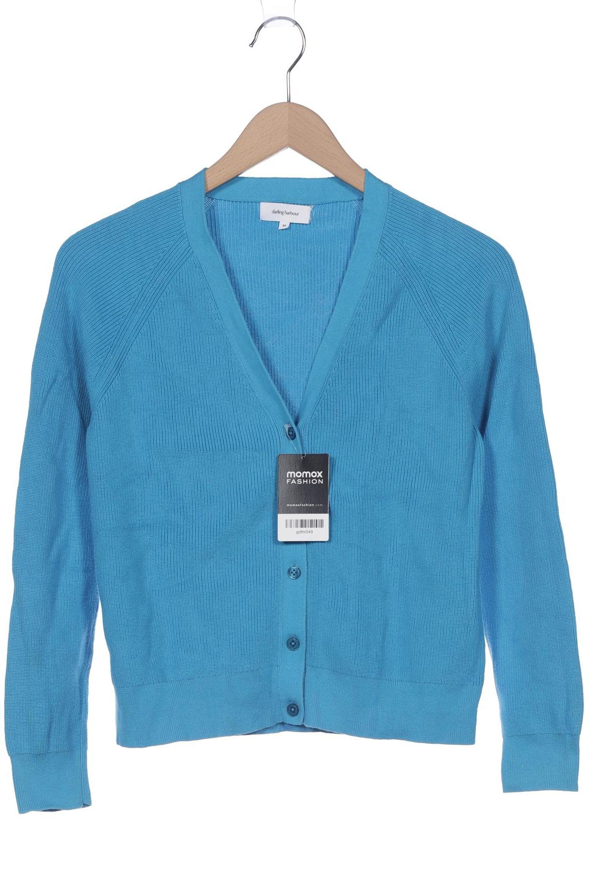 

darling harbour Damen Strickjacke, blau, Gr. 38