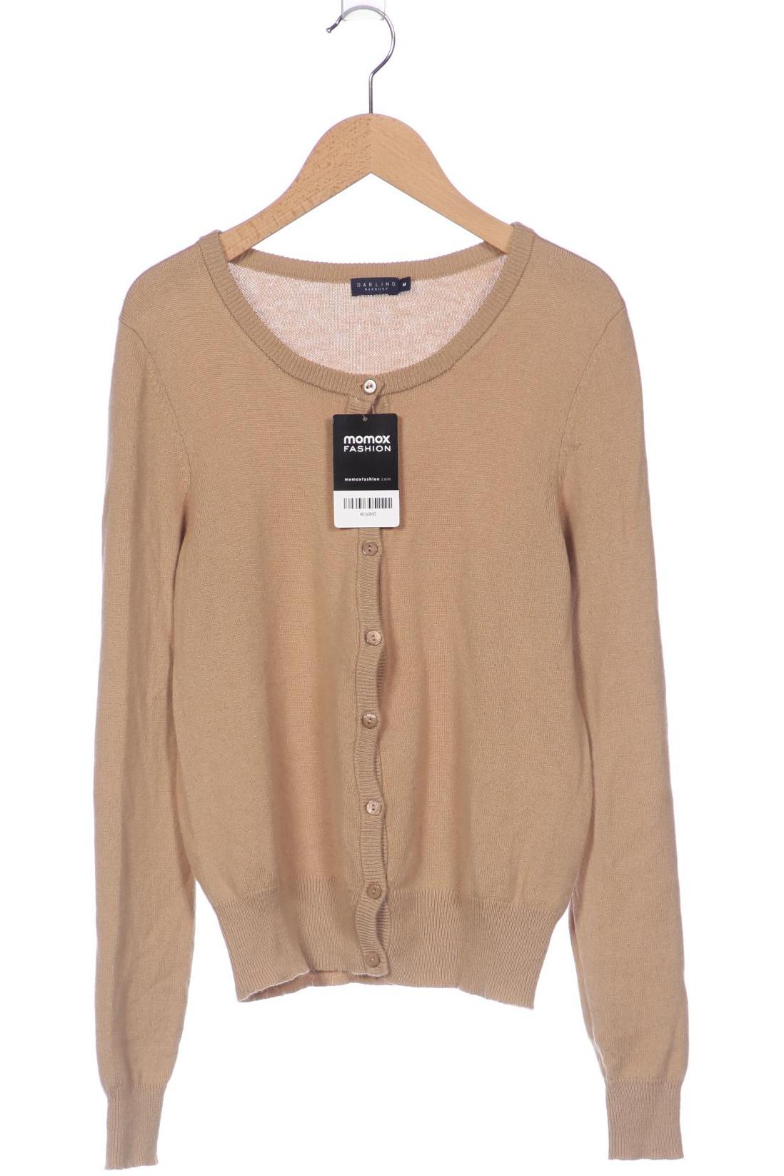 

darling harbour Damen Strickjacke, beige, Gr. 38