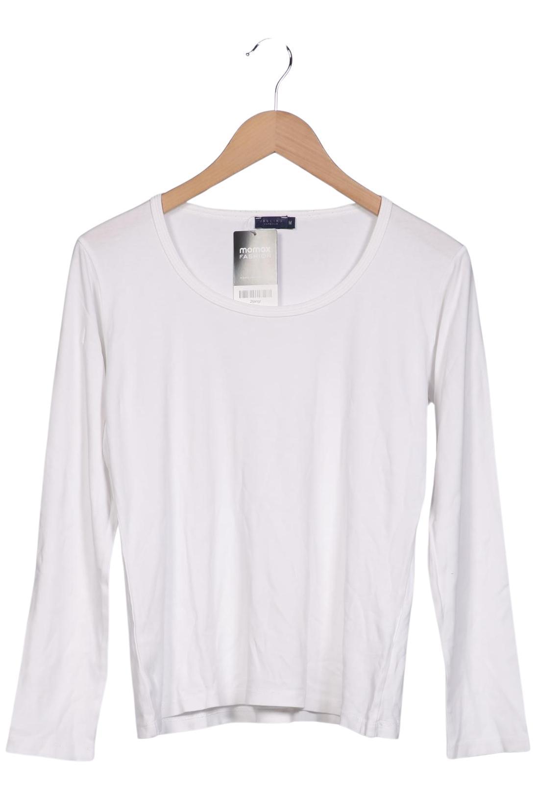 

darling harbour Damen Langarmshirt, weiß, Gr. 38