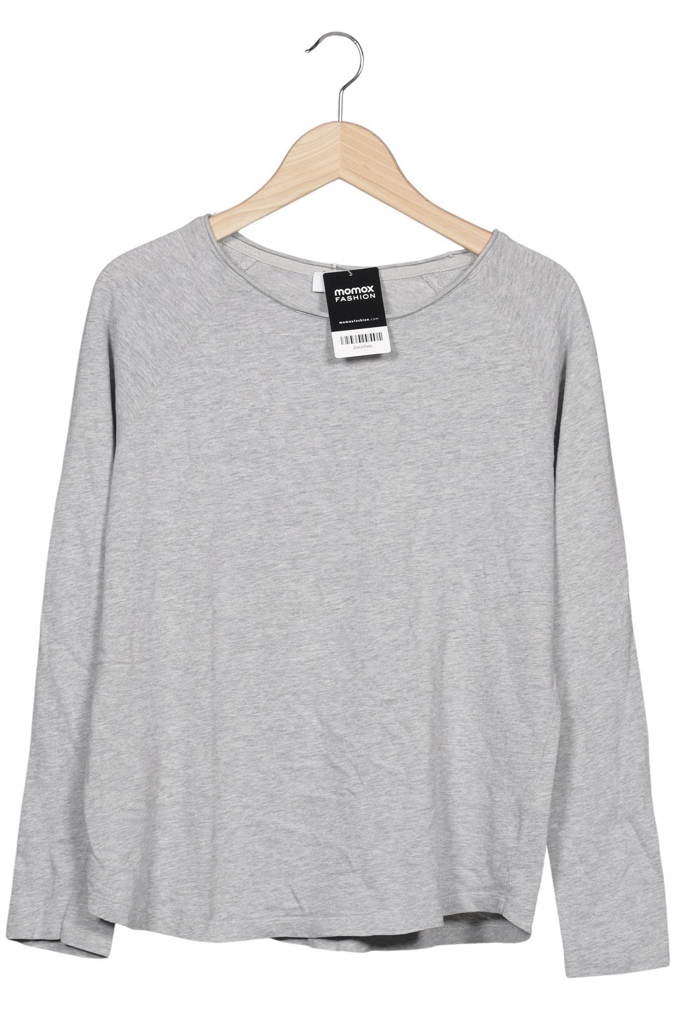 

darling harbour Damen Langarmshirt, grau, Gr. 38