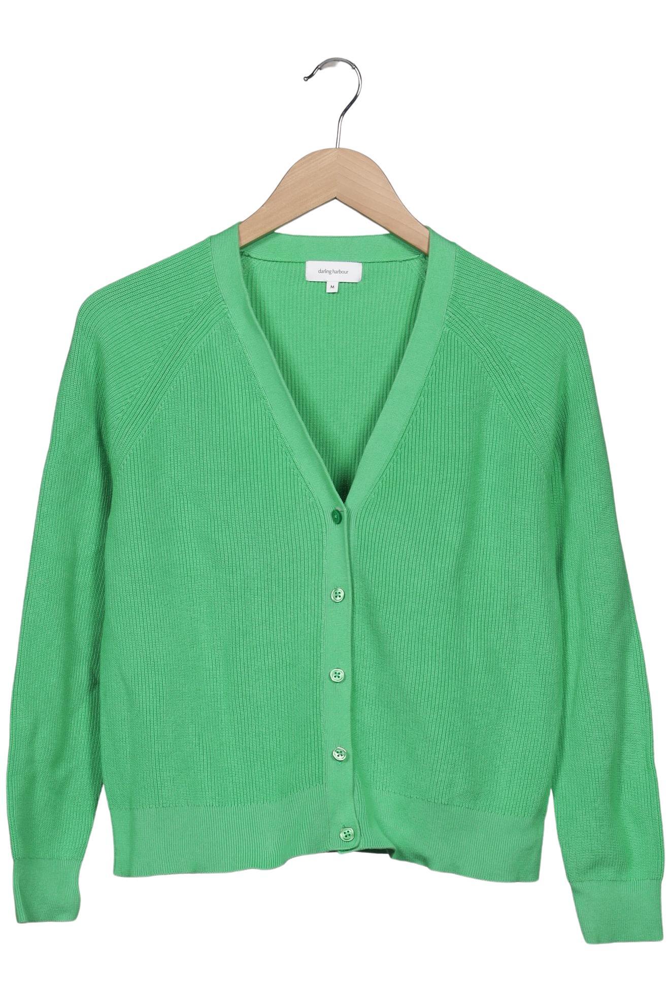 

darling harbour Damen Strickjacke, grün, Gr. 38