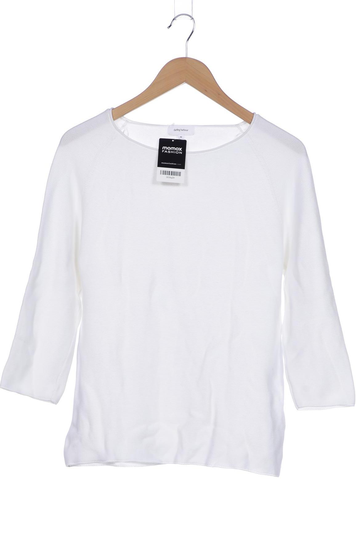 

darling harbour Damen Pullover, weiß, Gr. 38
