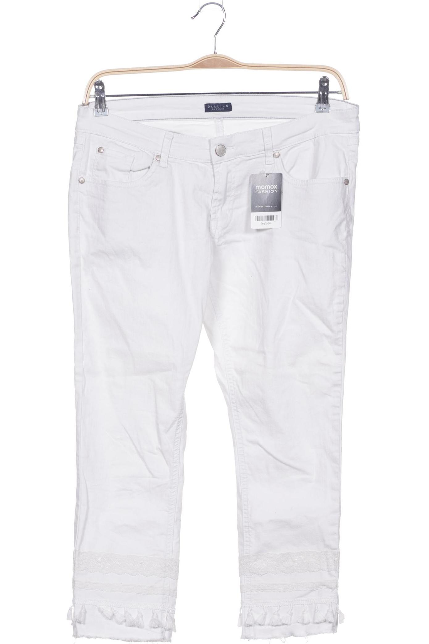 

darling harbour Damen Jeans, weiß, Gr. 40