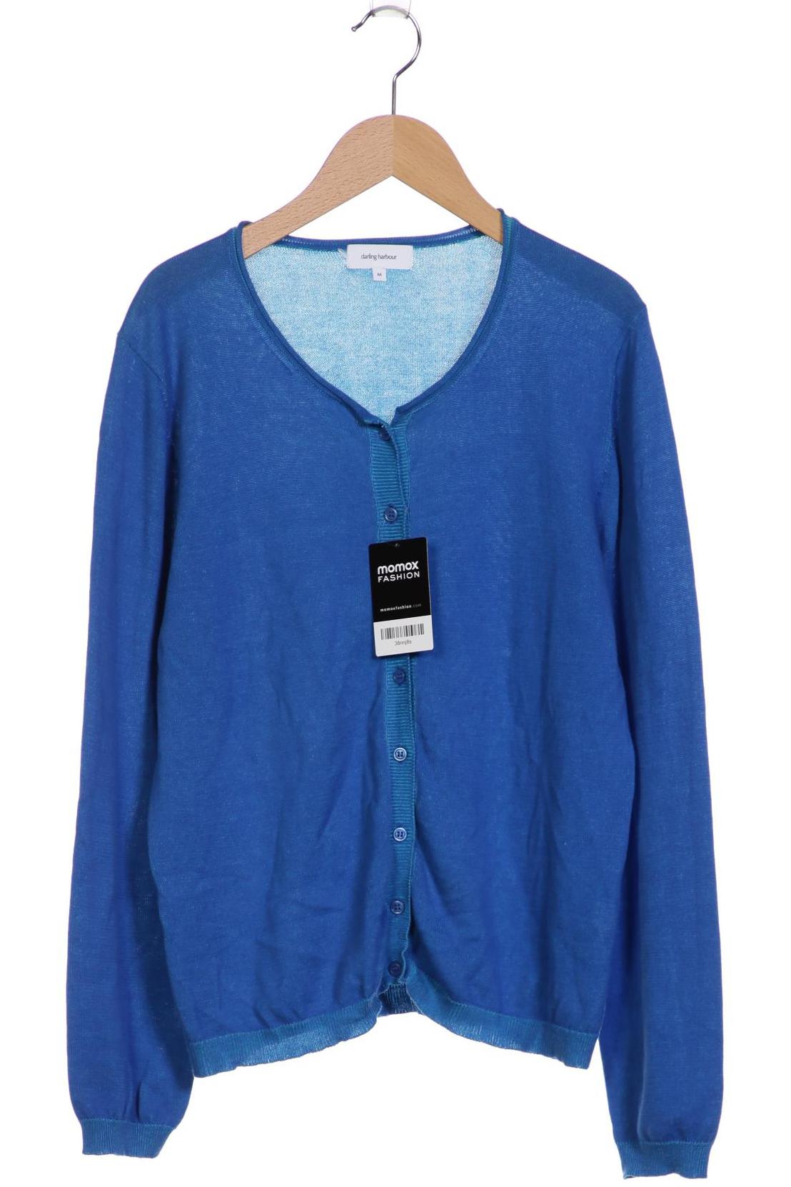 

darling harbour Damen Strickjacke, blau, Gr. 38