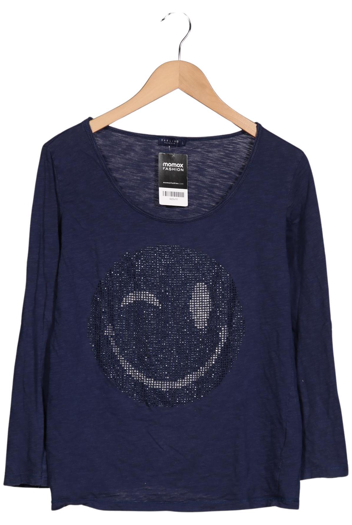 

darling harbour Damen Langarmshirt, marineblau, Gr. 42