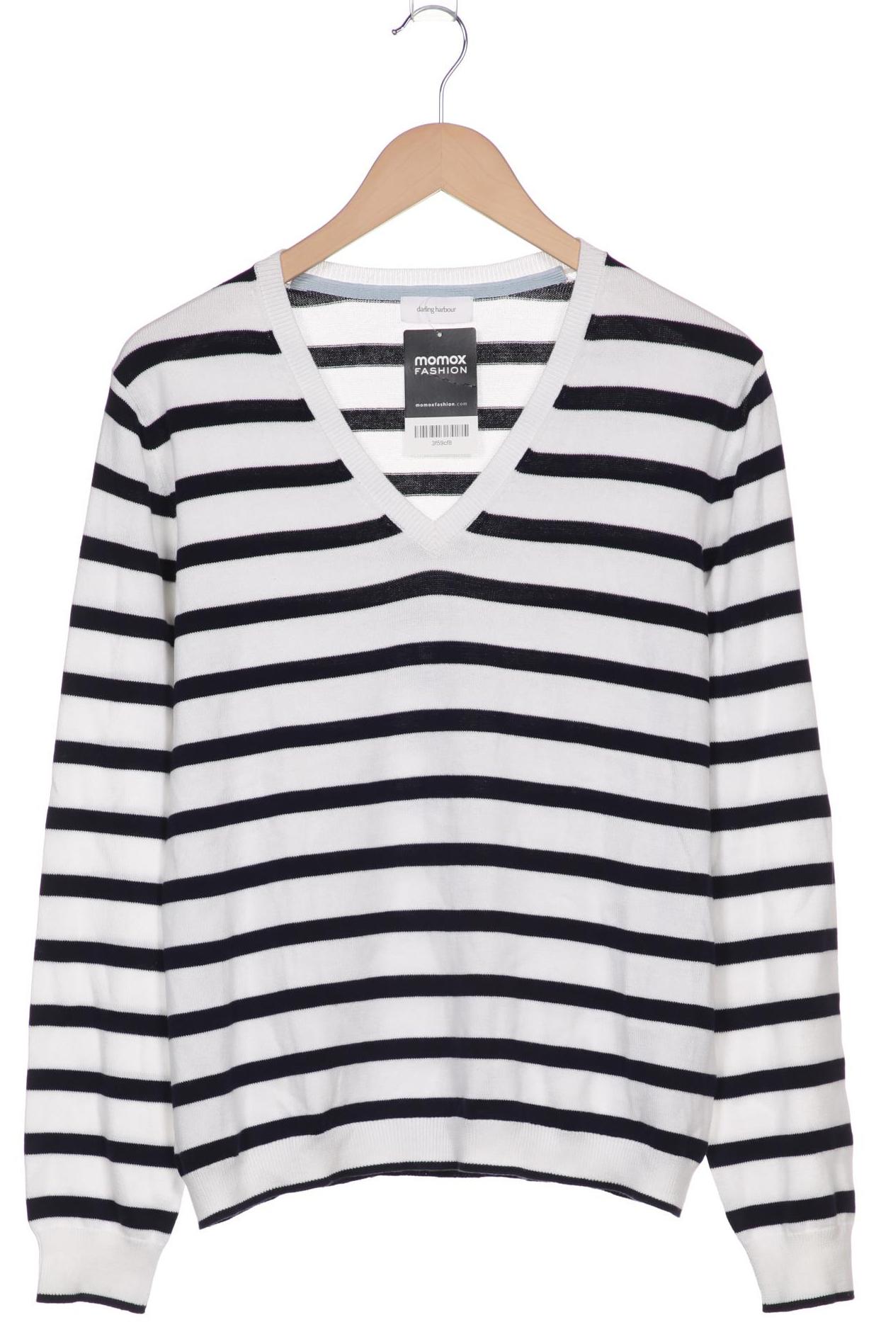 

darling harbour Damen Pullover, weiß