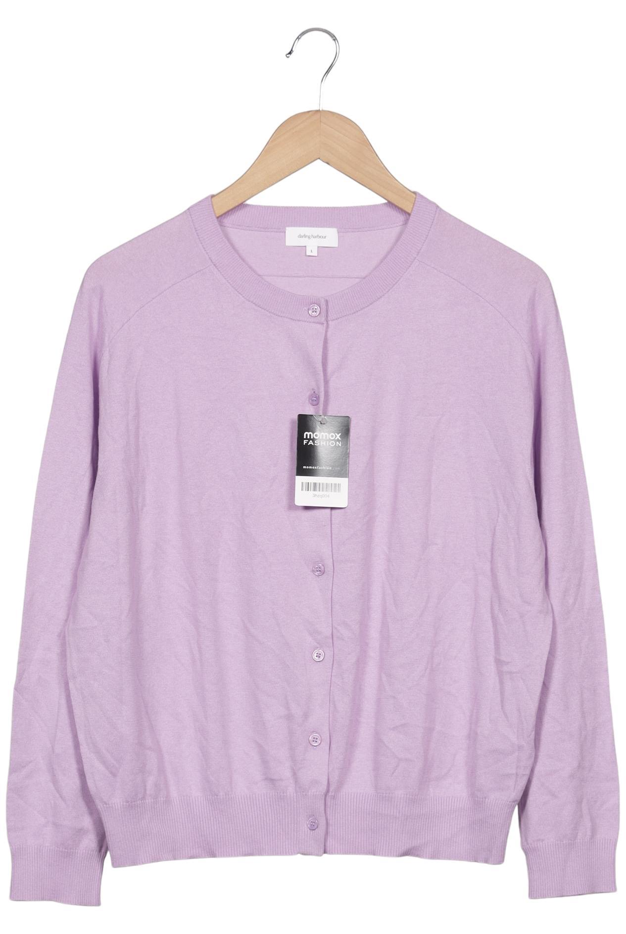 

darling harbour Damen Strickjacke, flieder, Gr. 42