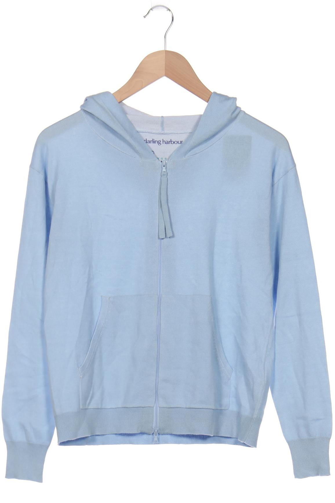 

darling harbour Damen Kapuzenpullover, hellblau, Gr. 34