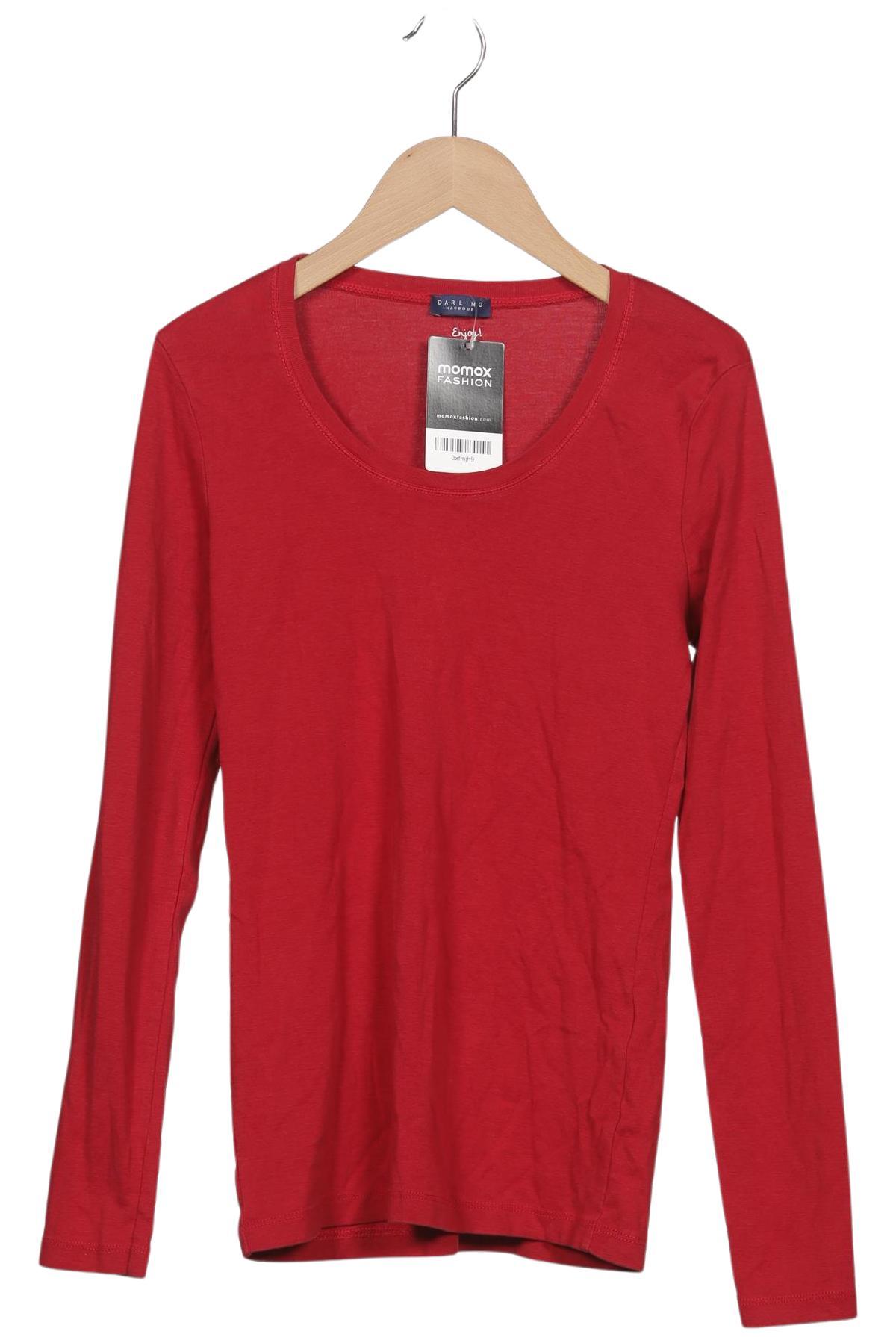 

darling harbour Damen Langarmshirt, rot, Gr. 38