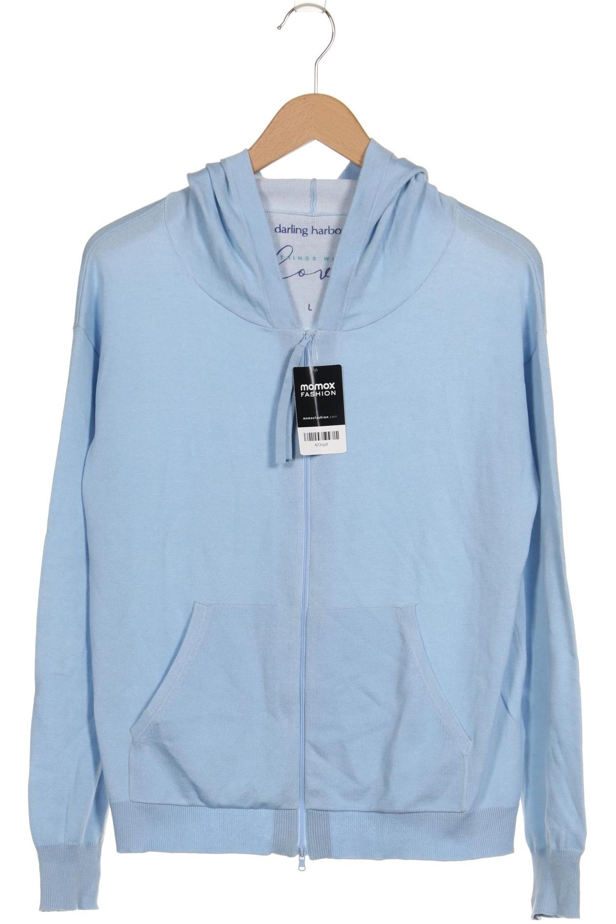 

darling harbour Damen Strickjacke, blau, Gr. 42