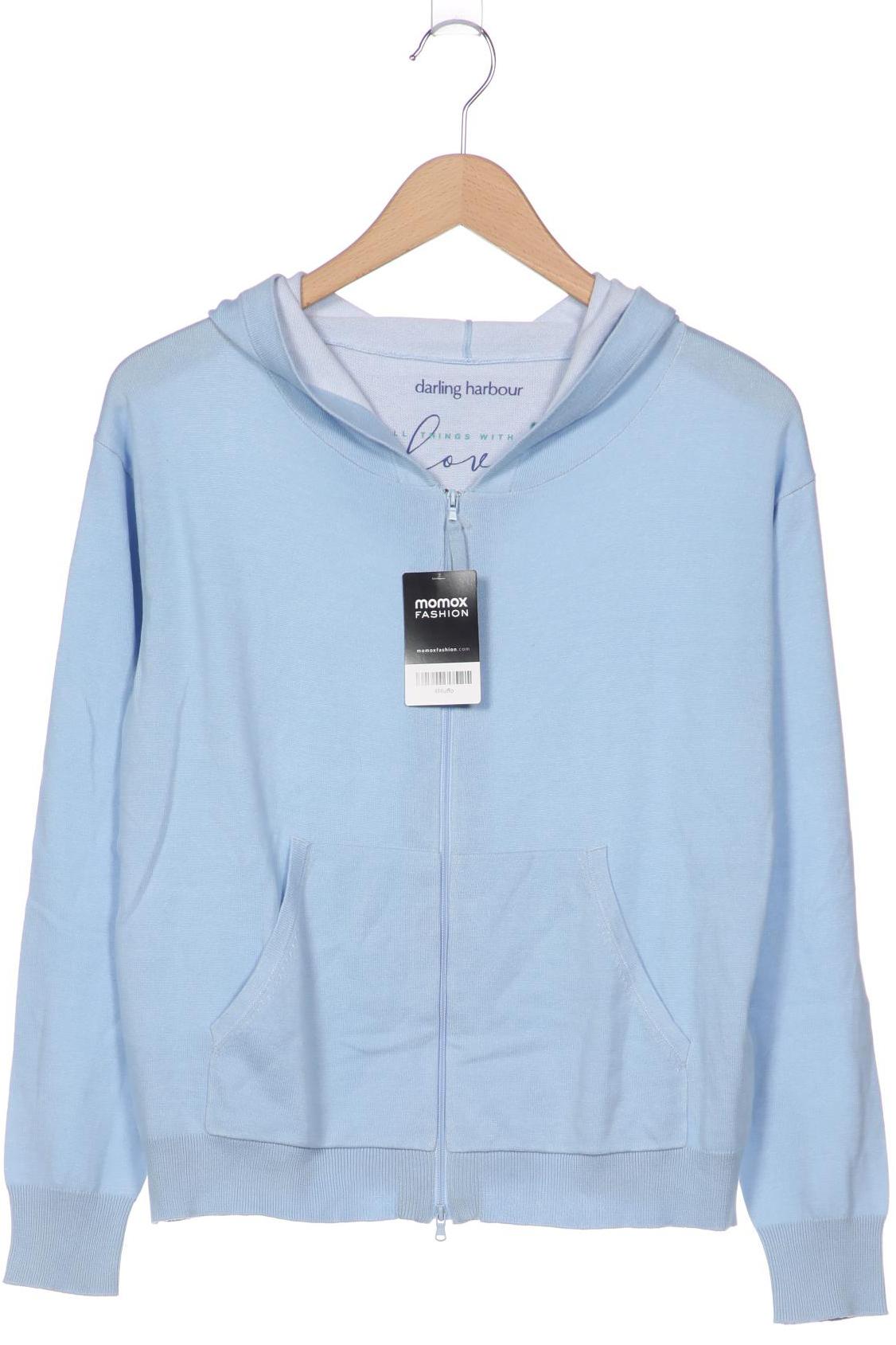 

darling harbour Damen Strickjacke, hellblau, Gr. 36