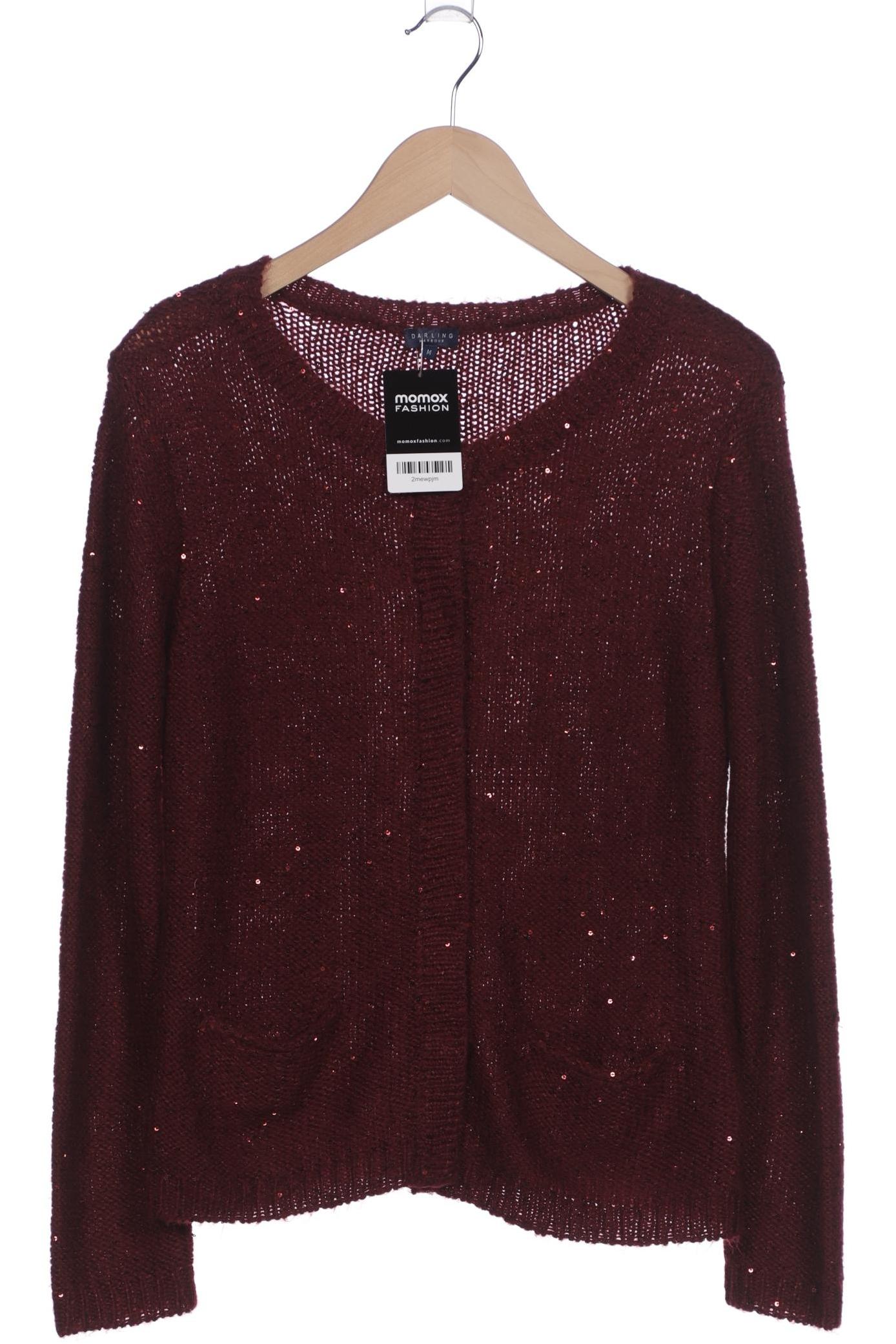 

darling harbour Damen Strickjacke, bordeaux, Gr. 38