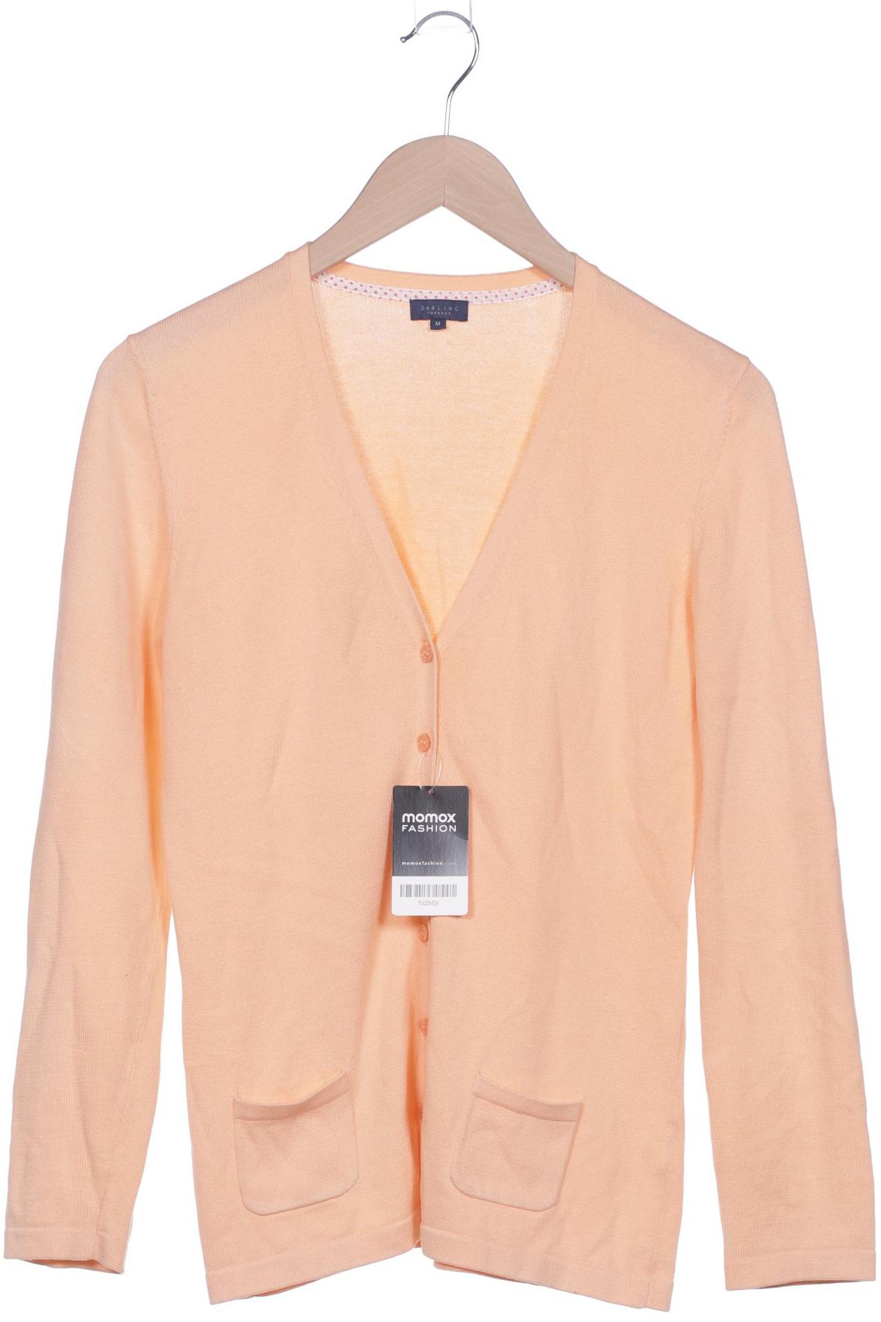 

darling harbour Damen Strickjacke, orange, Gr. 38