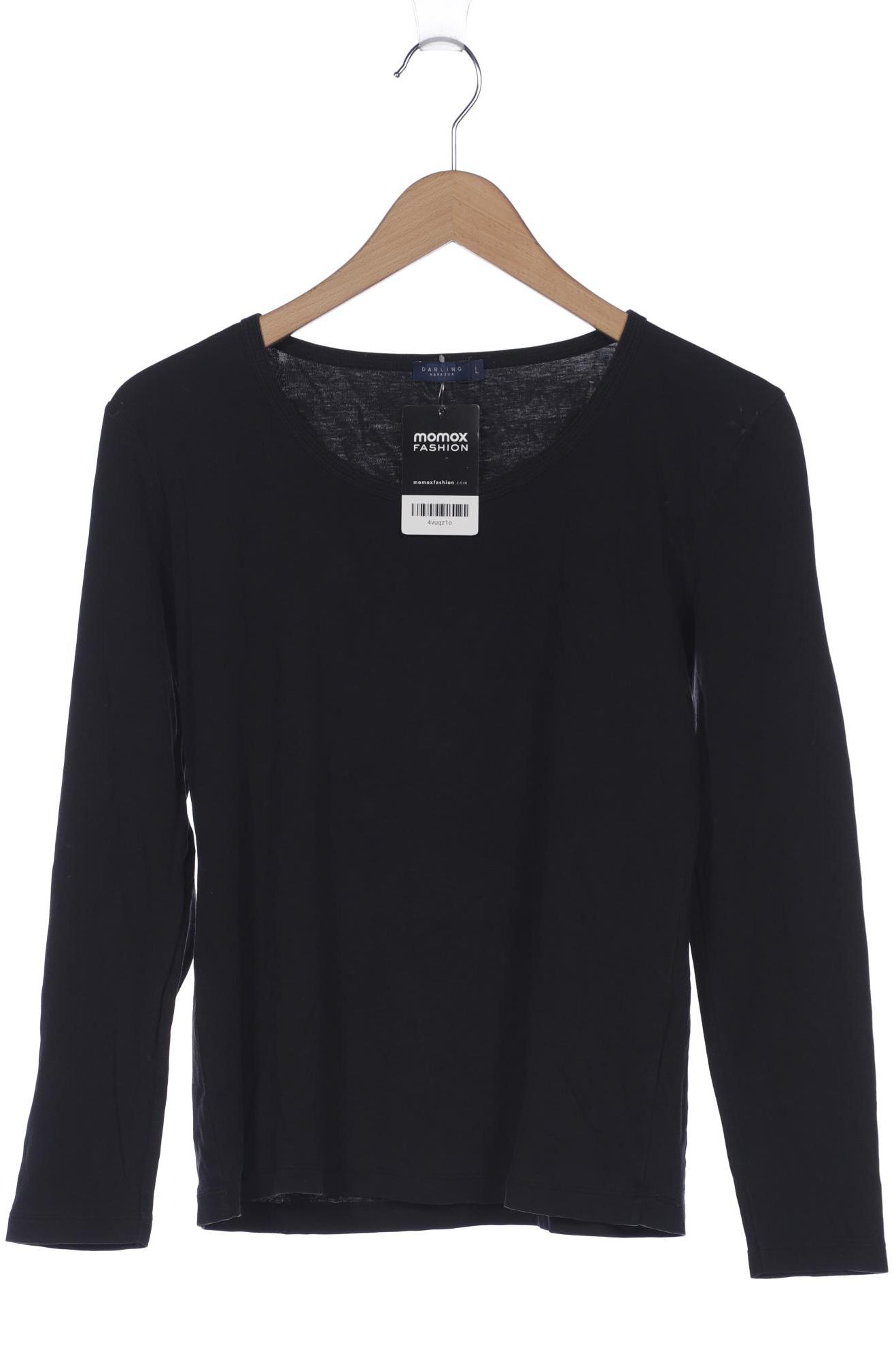 

darling harbour Damen Langarmshirt, schwarz