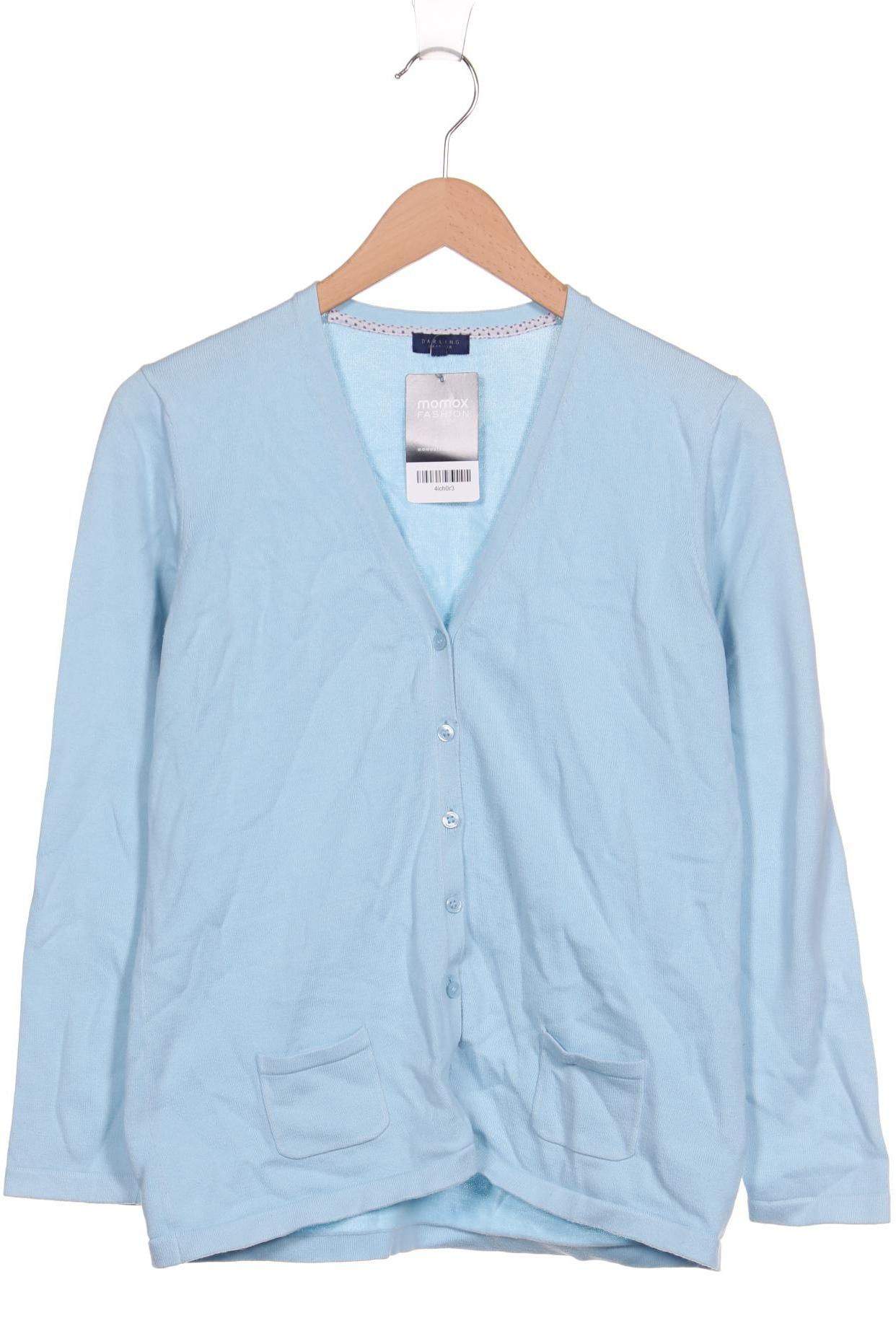 

darling harbour Damen Strickjacke, hellblau, Gr. 42