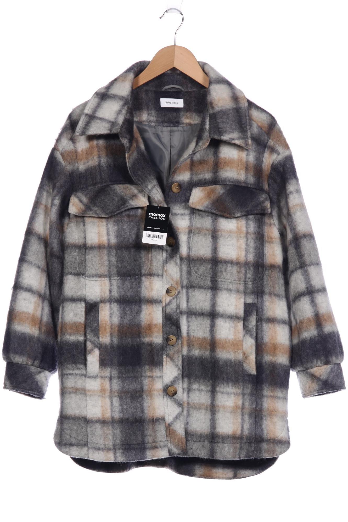 

darling harbour Damen Mantel, grau, Gr. 36