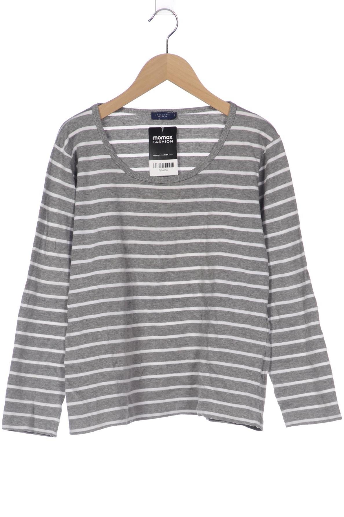 

darling harbour Damen Langarmshirt, grau, Gr. 42