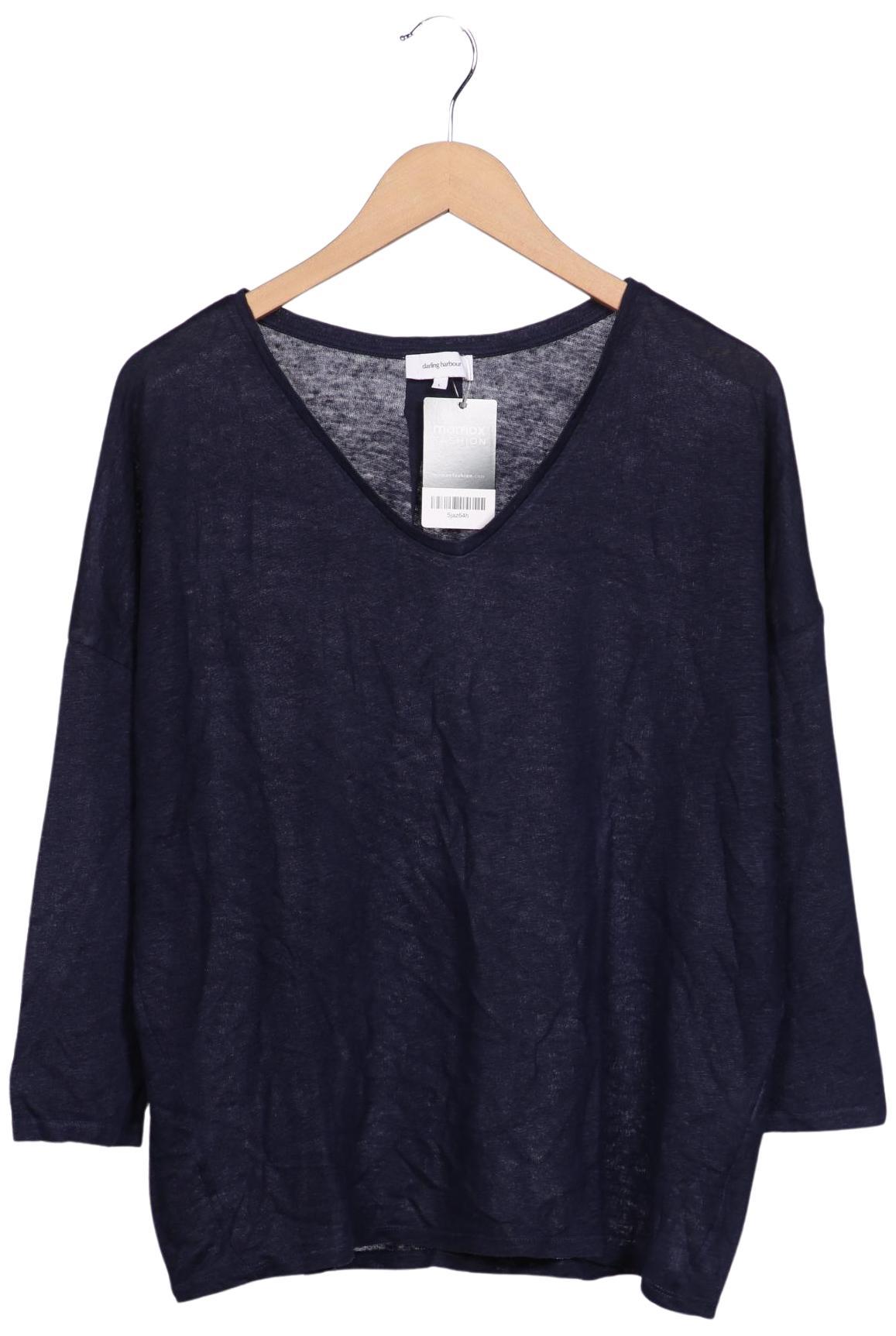 

darling harbour Damen Langarmshirt, marineblau, Gr. 42