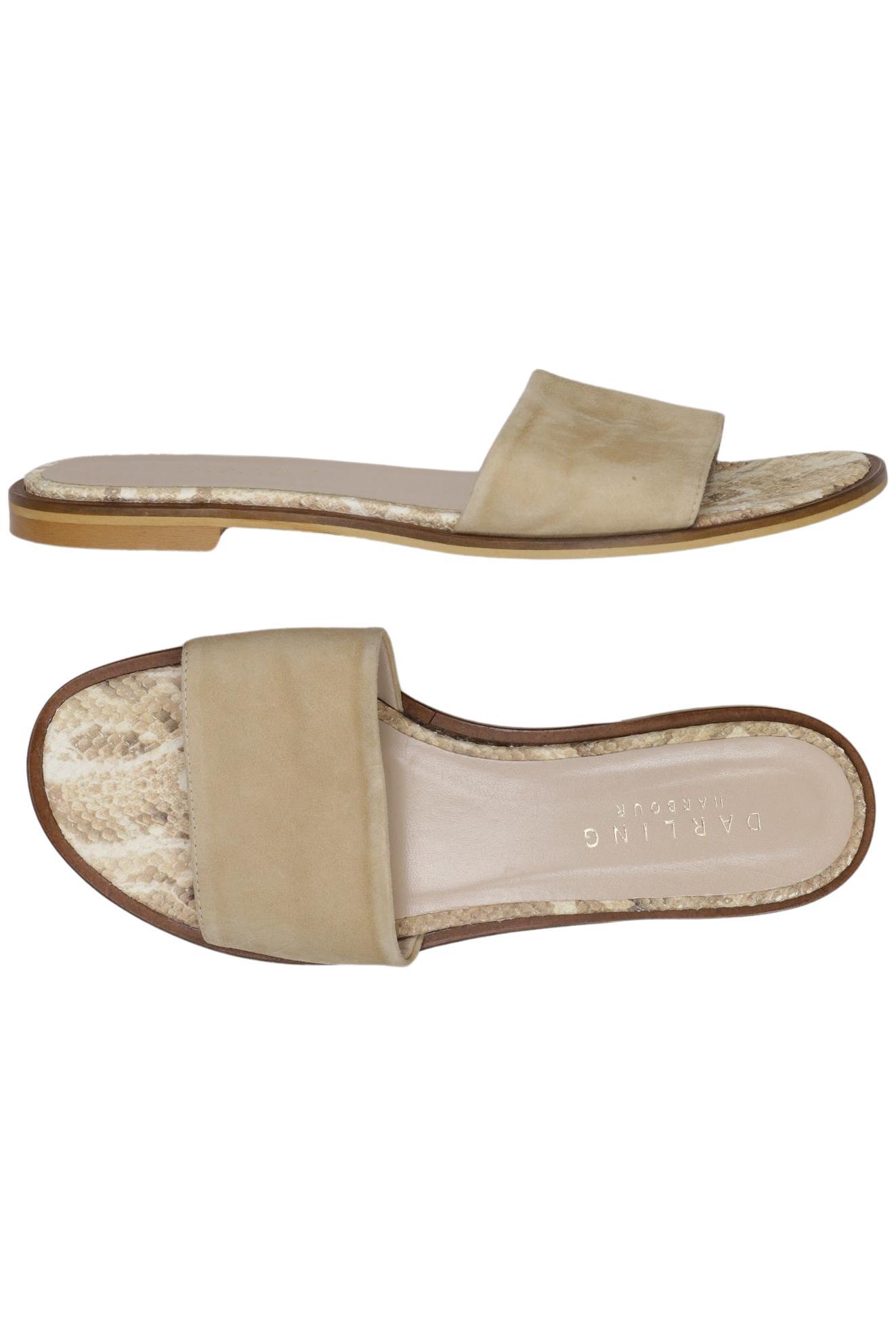 

darling harbour Damen Sandale, beige, Gr. 40