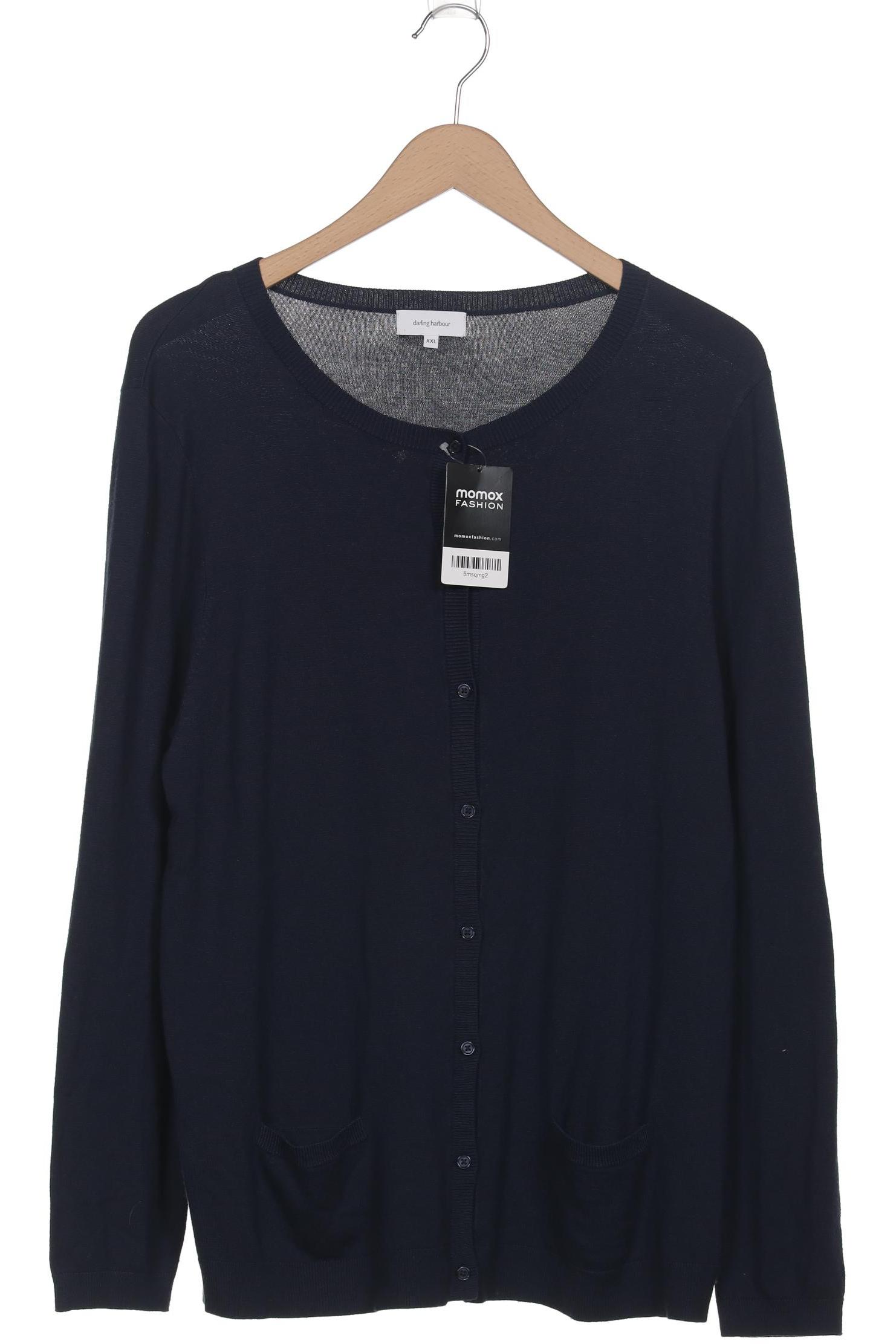 

darling harbour Damen Strickjacke, marineblau, Gr. 46