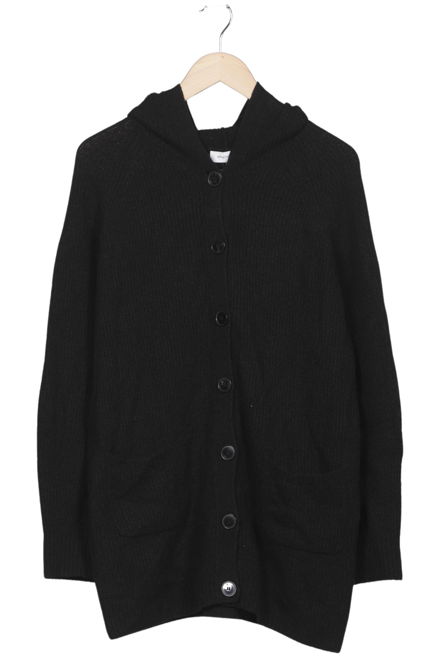 

darling harbour Damen Strickjacke, schwarz, Gr. 38