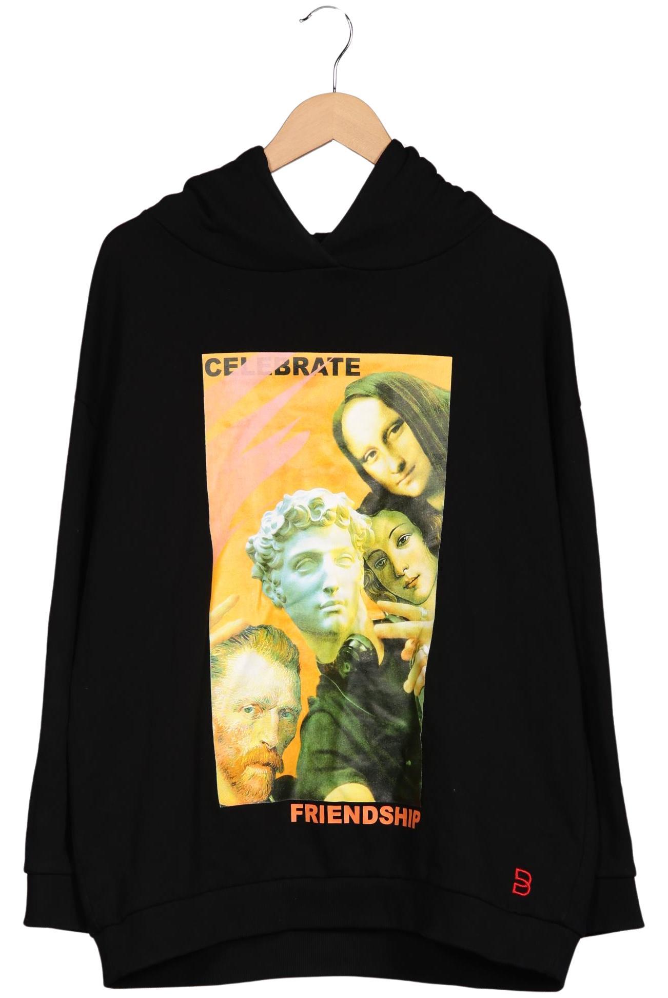 

darling harbour Damen Kapuzenpullover, schwarz, Gr. 38