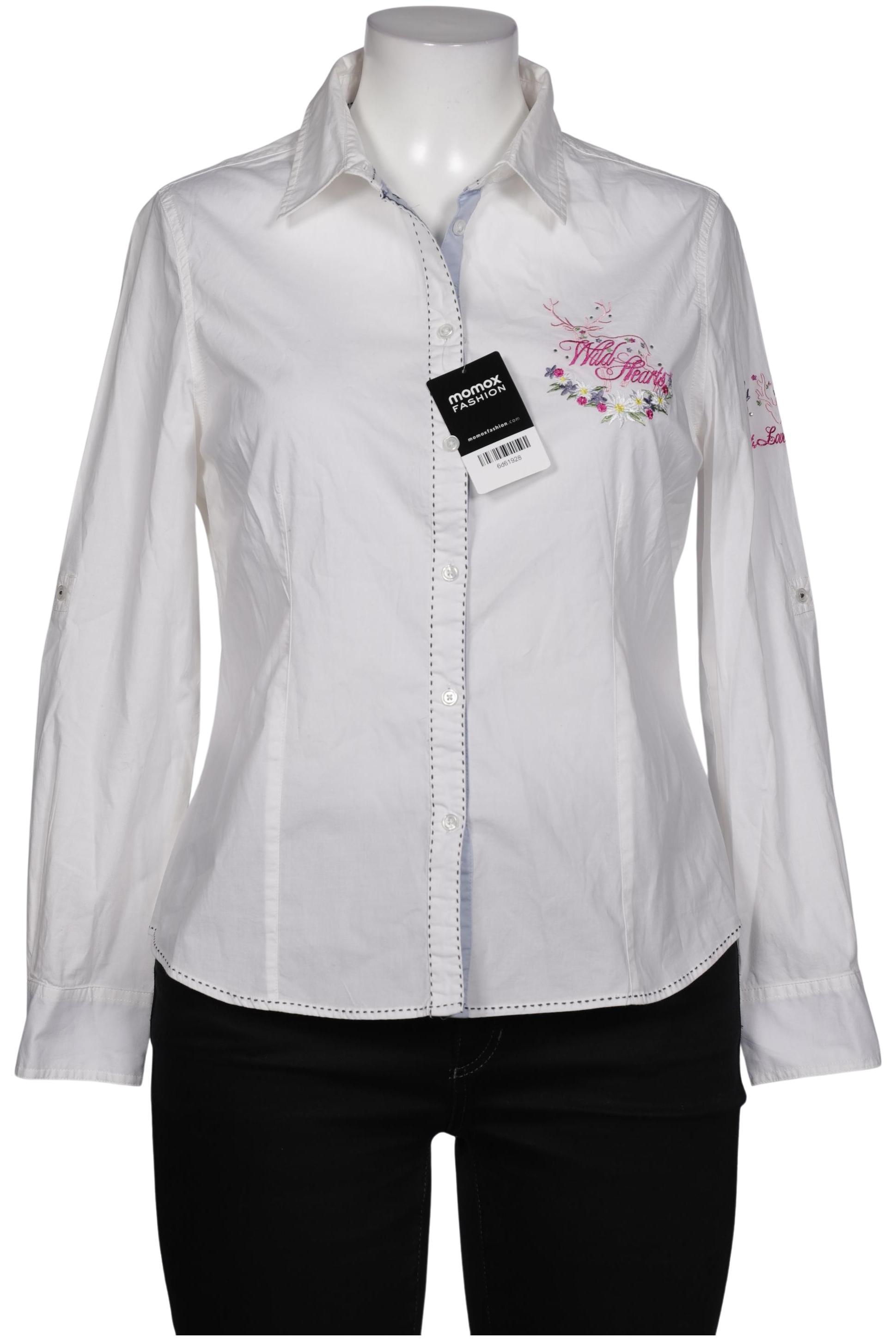 

darling harbour Damen Bluse, weiß, Gr. 42