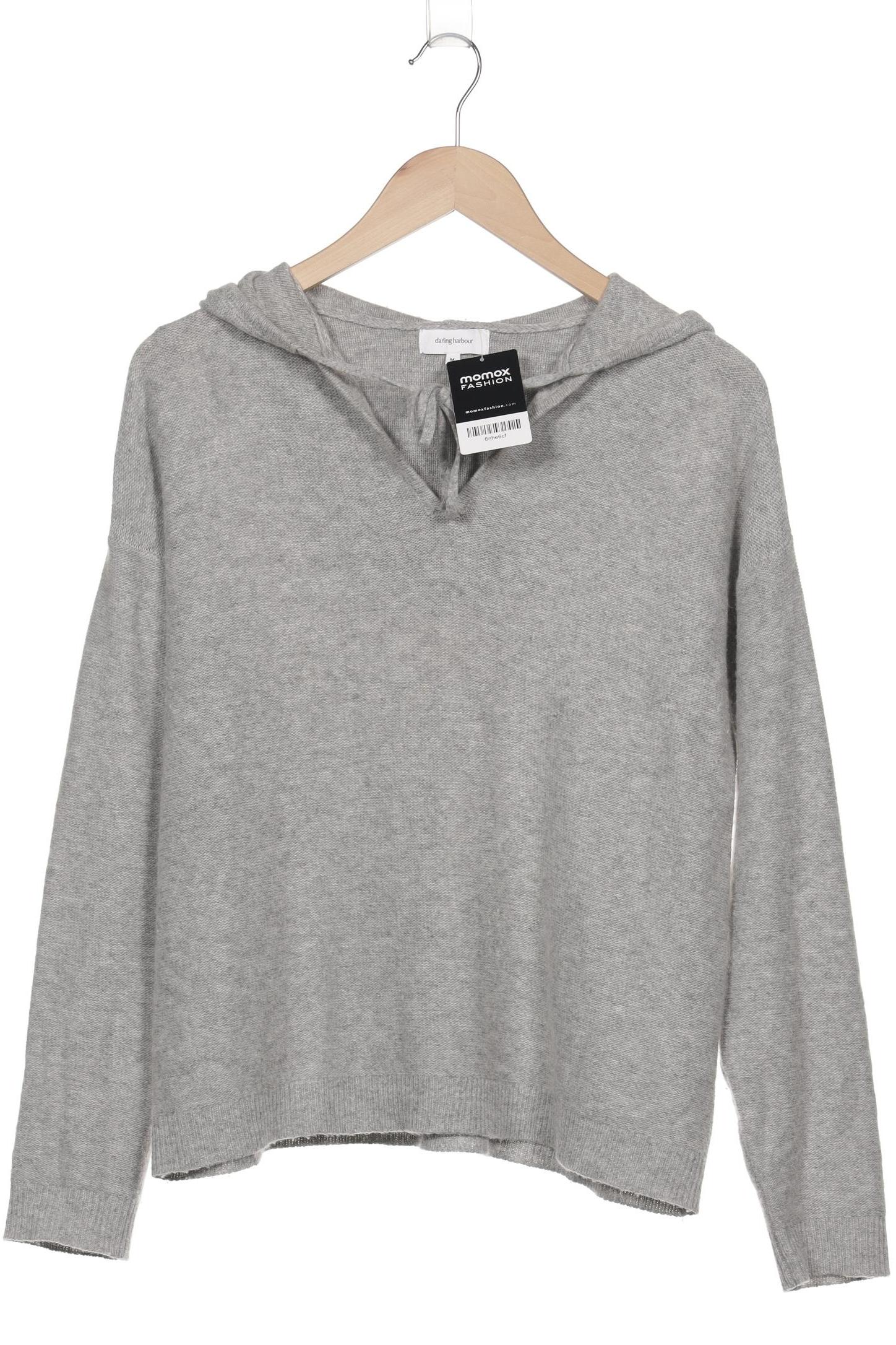 

darling harbour Damen Kapuzenpullover, grau, Gr. 38