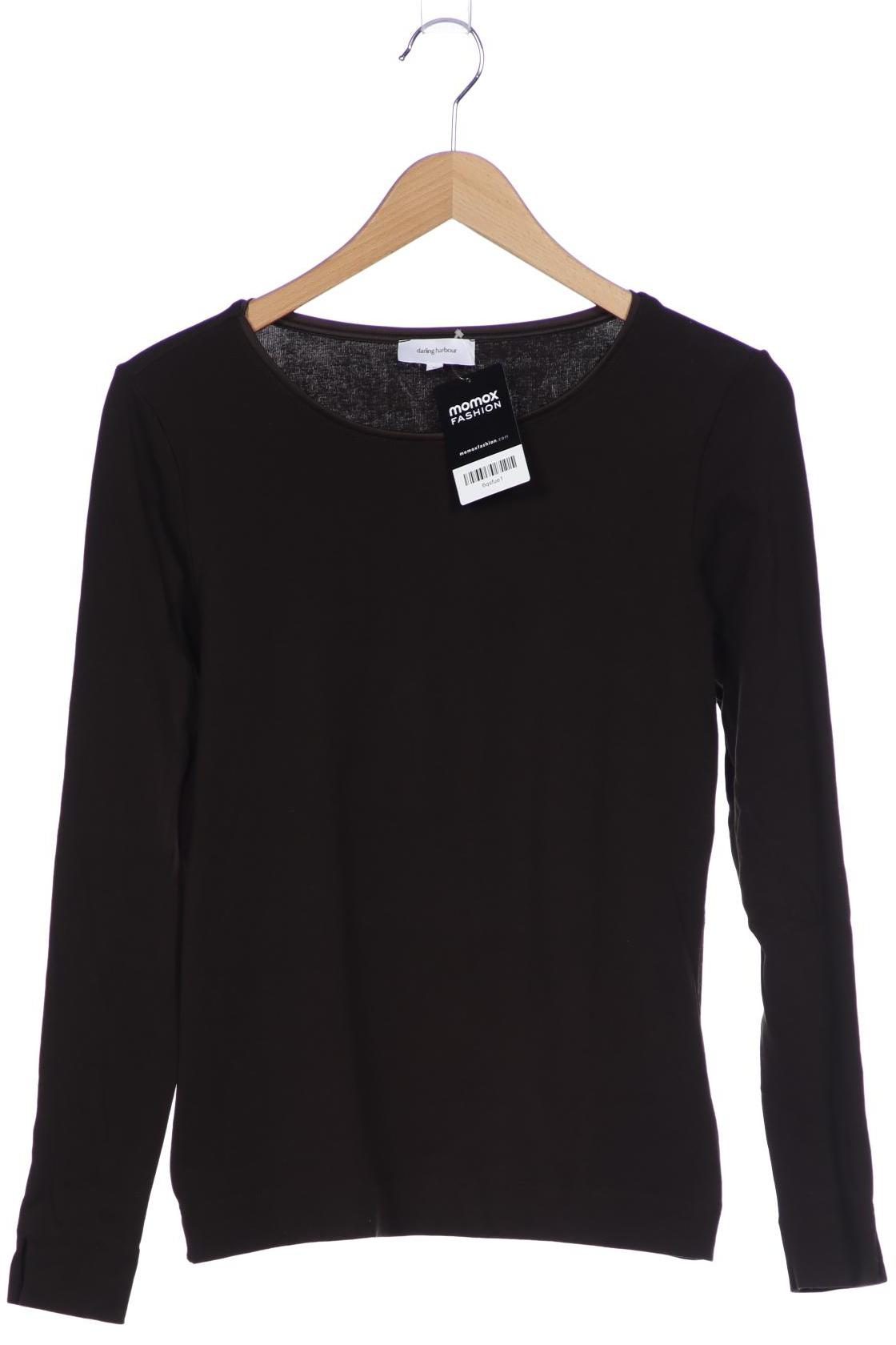 

darling harbour Damen Langarmshirt, braun, Gr. 38