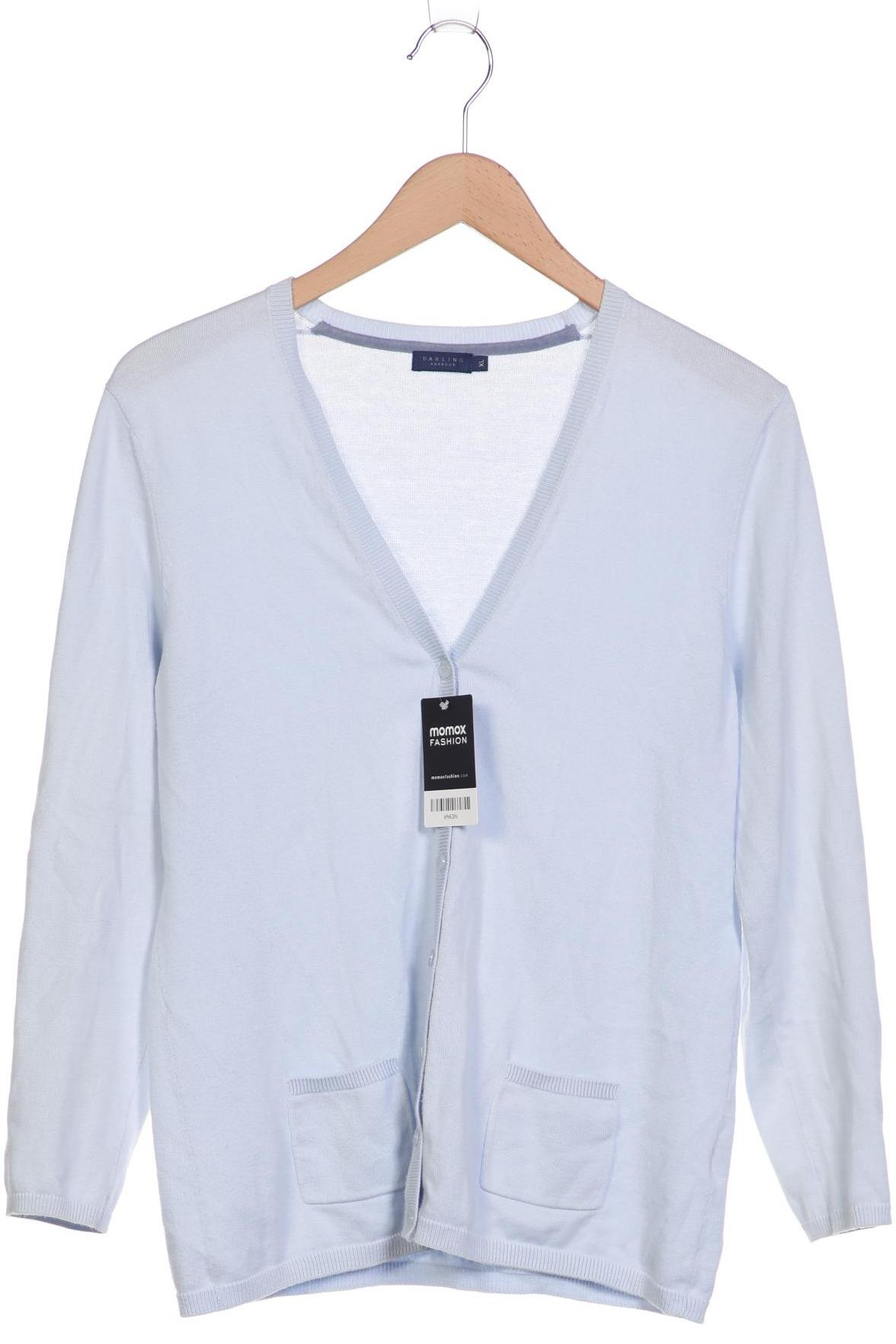 

darling harbour Damen Strickjacke, hellblau, Gr. 44