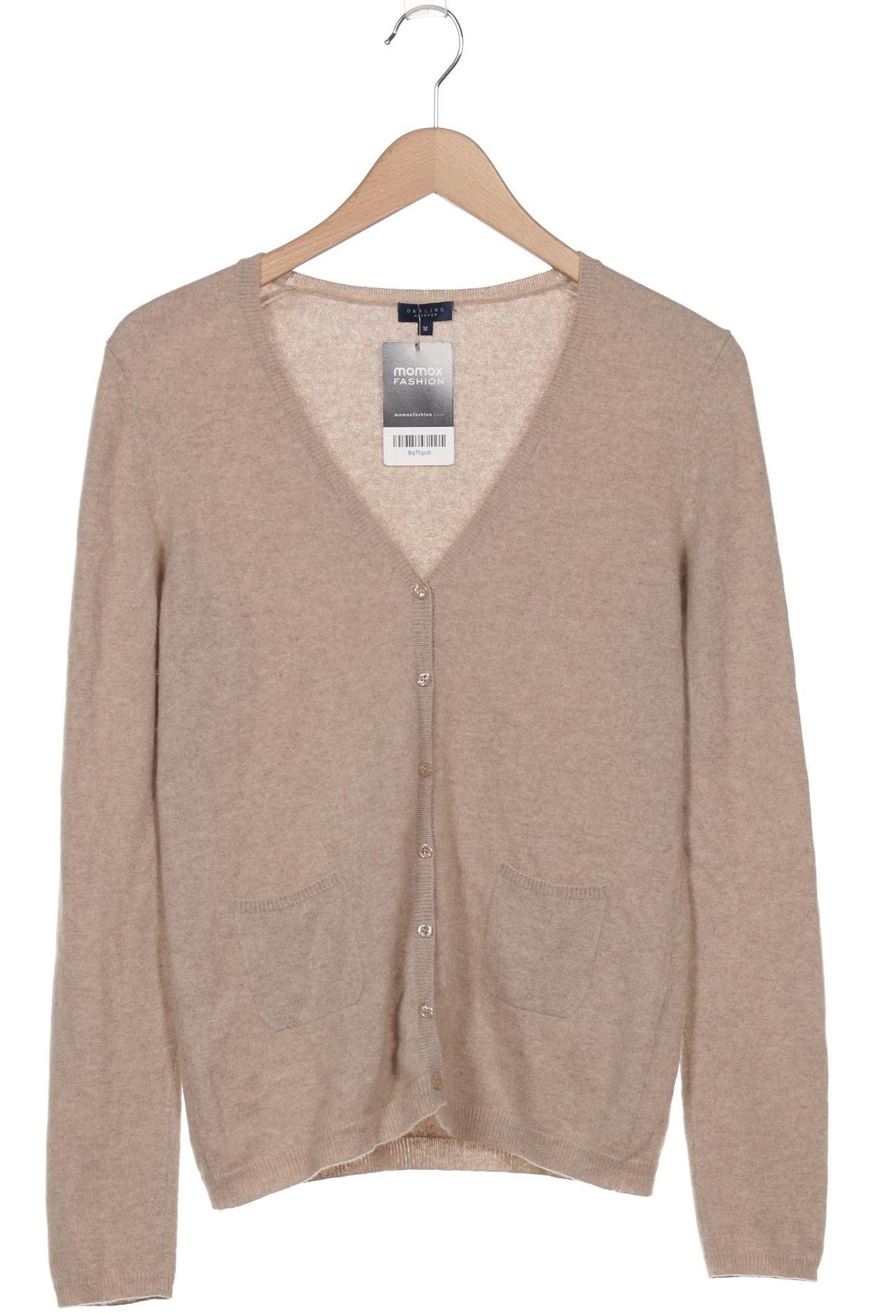 

darling harbour Damen Strickjacke, beige, Gr. 38