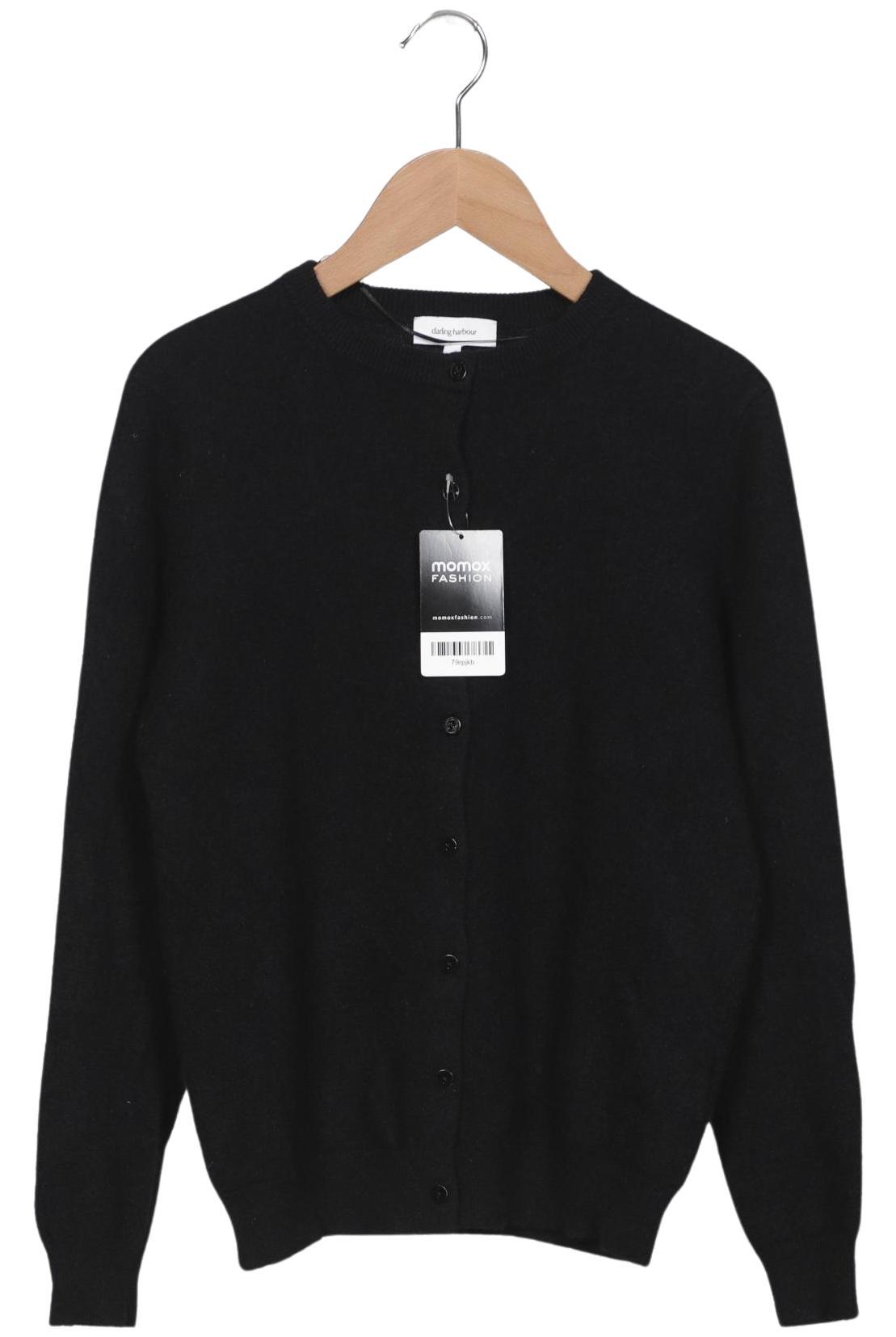 

darling harbour Damen Strickjacke, schwarz, Gr. 36