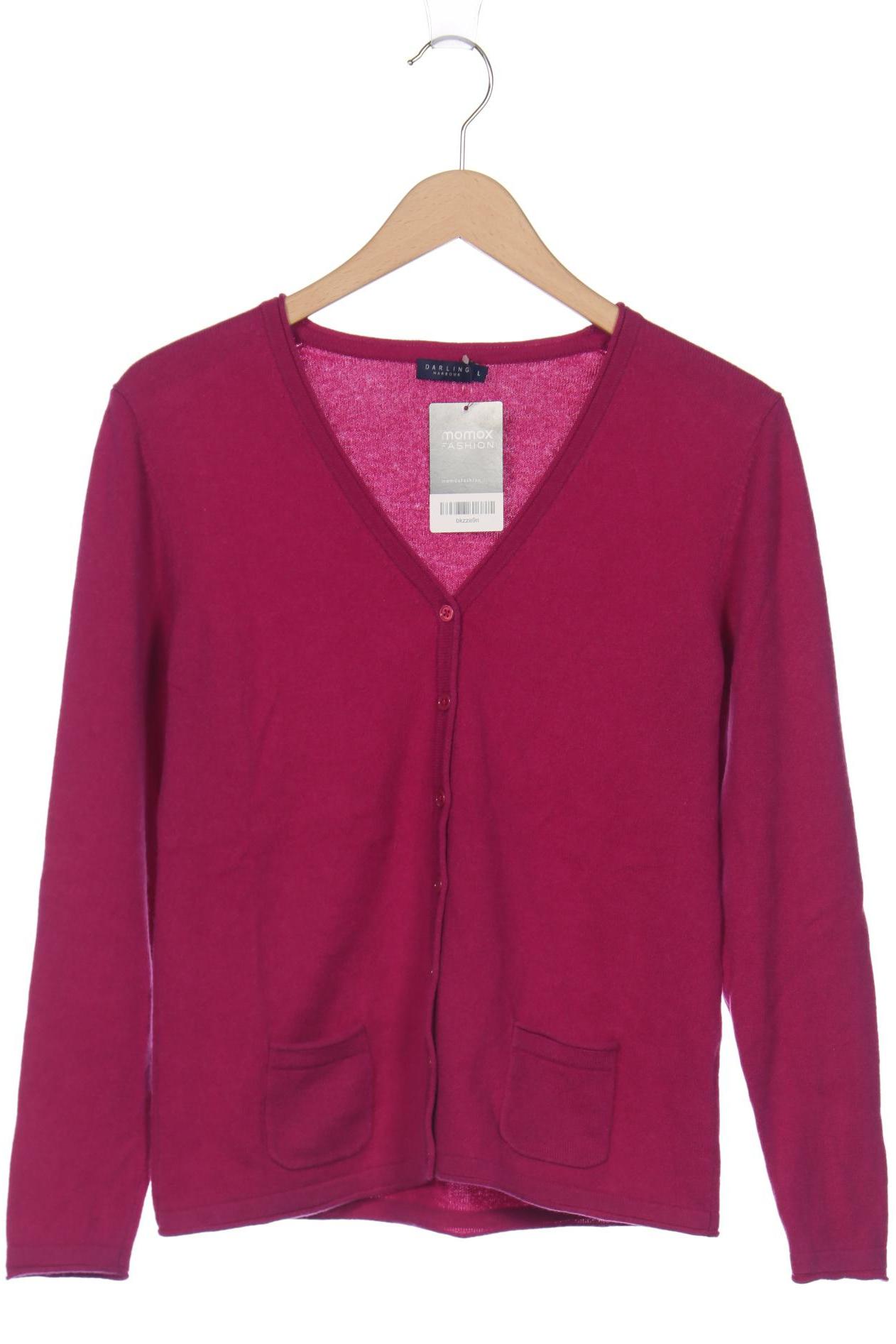 

darling harbour Damen Strickjacke, pink