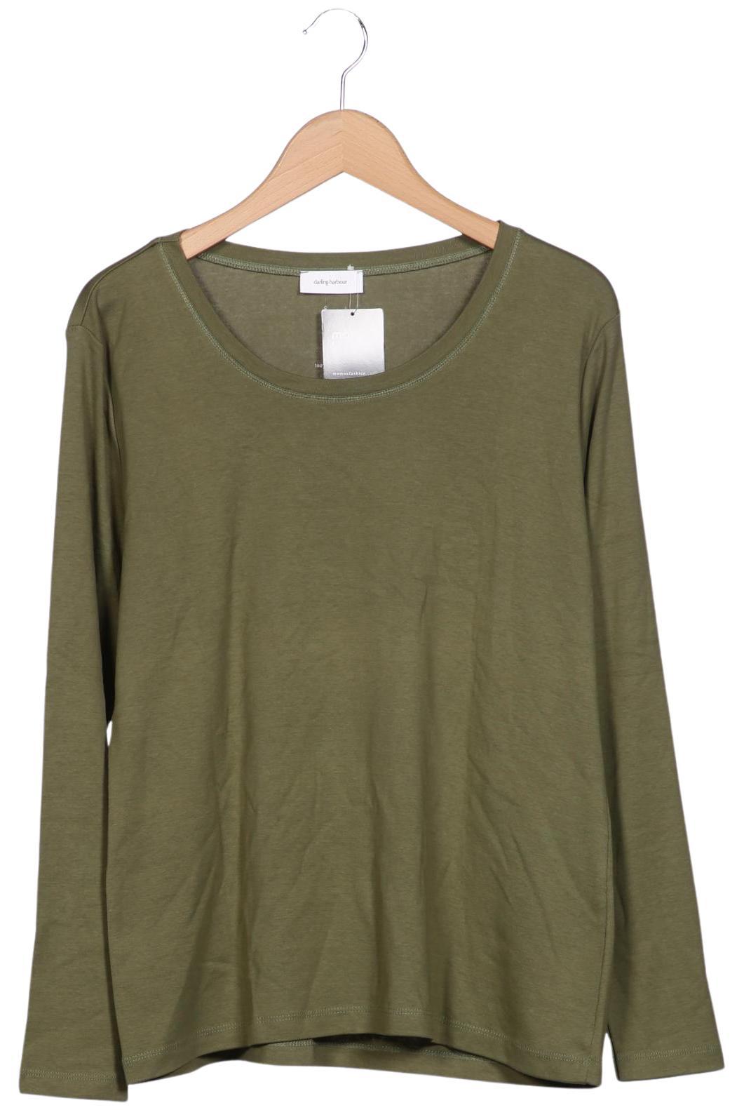 

darling harbour Damen Langarmshirt, grün, Gr. 46