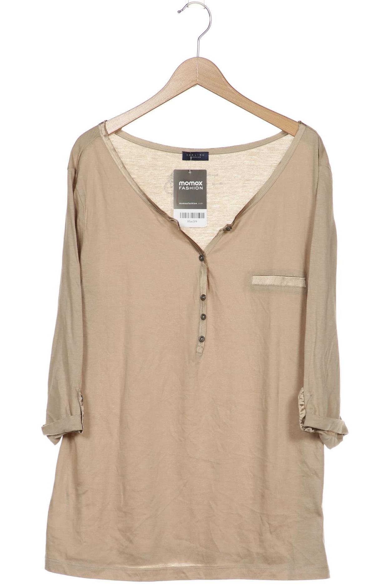 

darling harbour Damen Langarmshirt, beige, Gr. 36