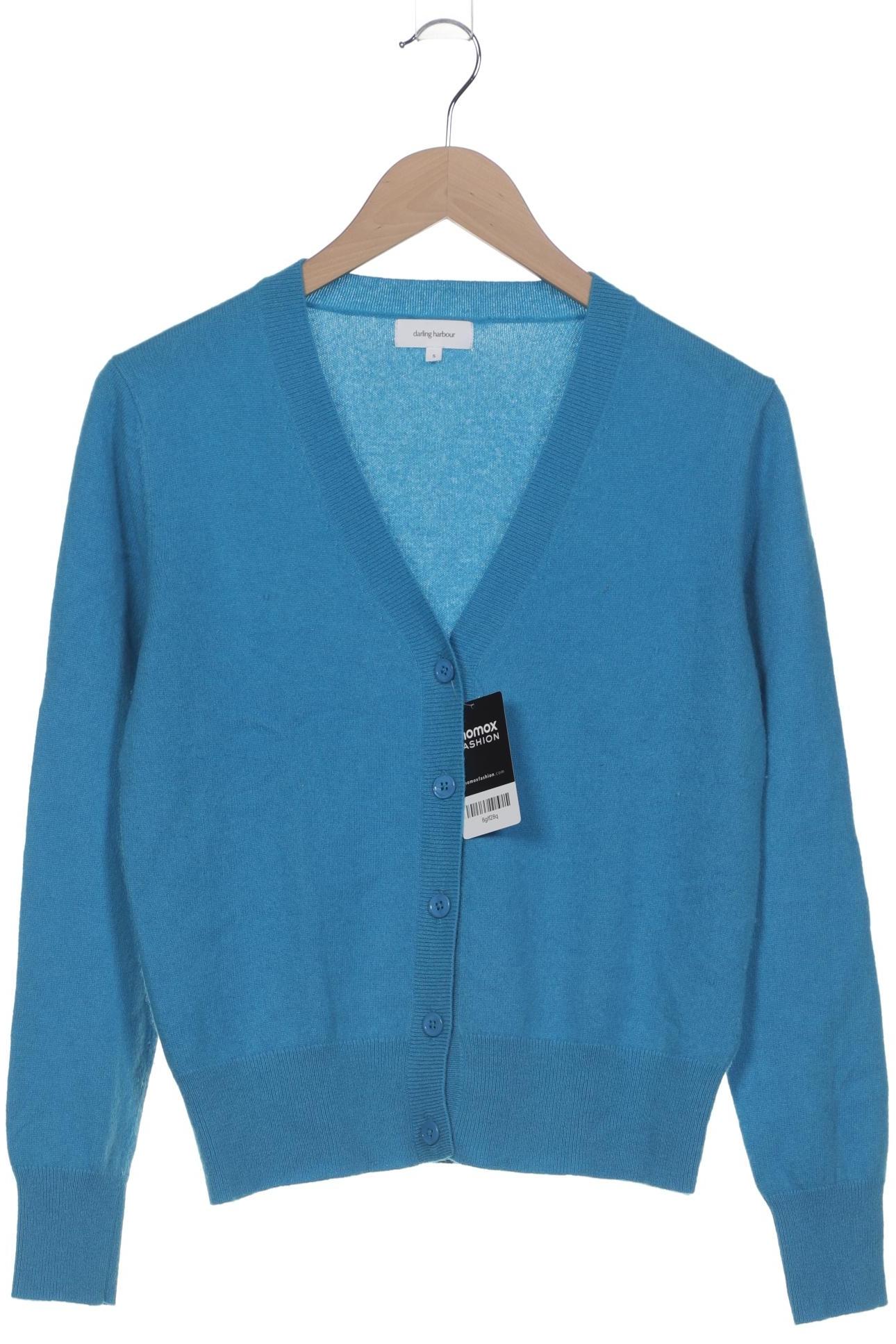 

darling harbour Damen Strickjacke, blau, Gr. 36